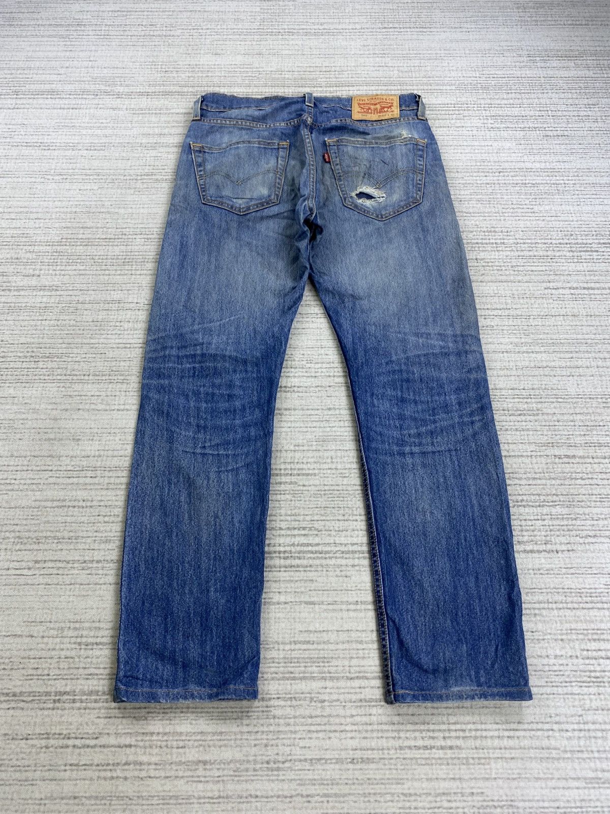 Levi's Vintage Levi’s 502 Distressed Slim Fit Denim Pants Size US 30 / EU 46 - 2 Thumbnail