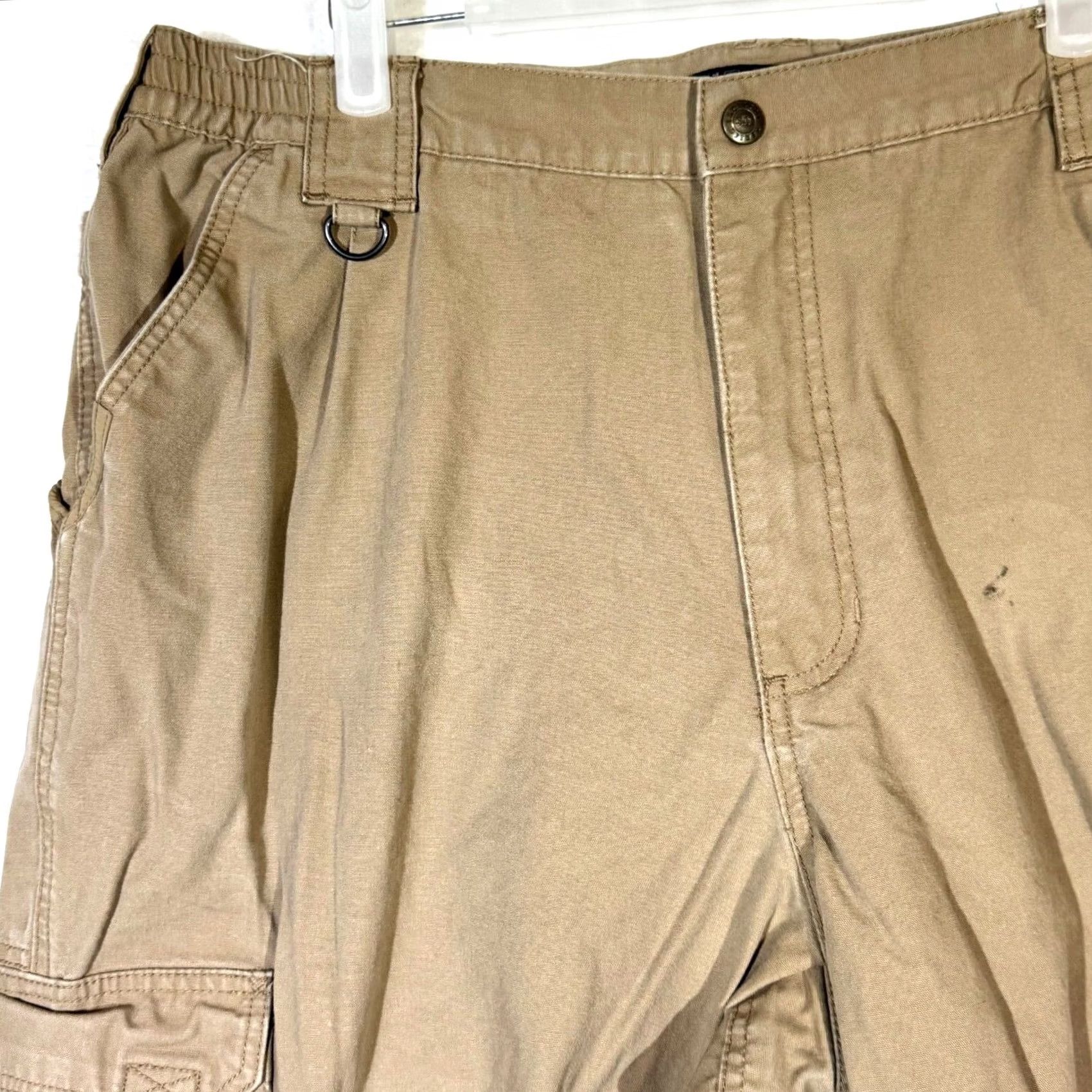 Vintage 5.11 Tactical Pants Mens 40 X 30 Brown 100% Cotton Cargo Pockets M874 Size US 40 / EU 56 - 4 Thumbnail