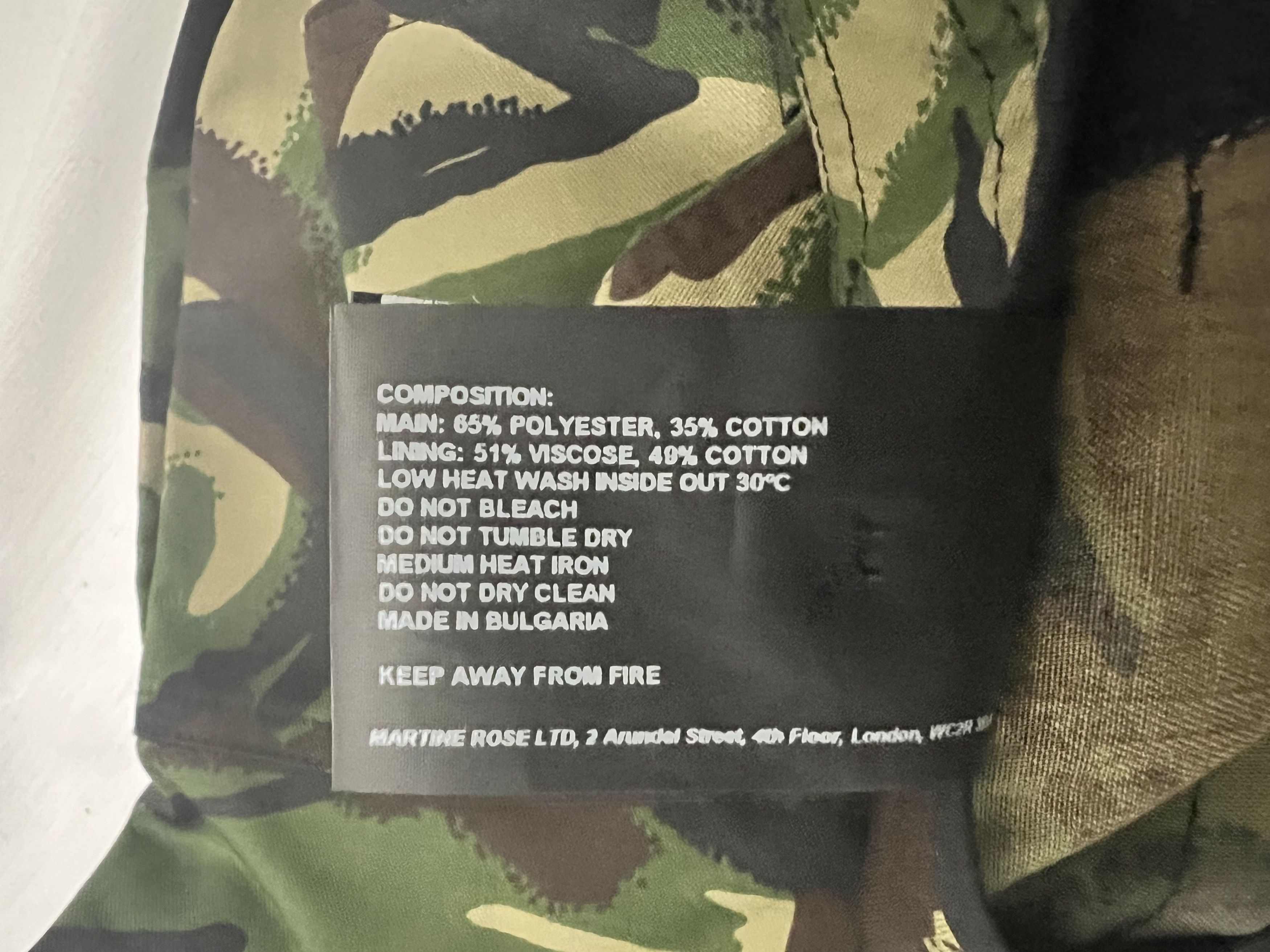 Martine Rose Cargo Trouser in Woodland Camo Size US 32 / EU 48 - 14 Thumbnail