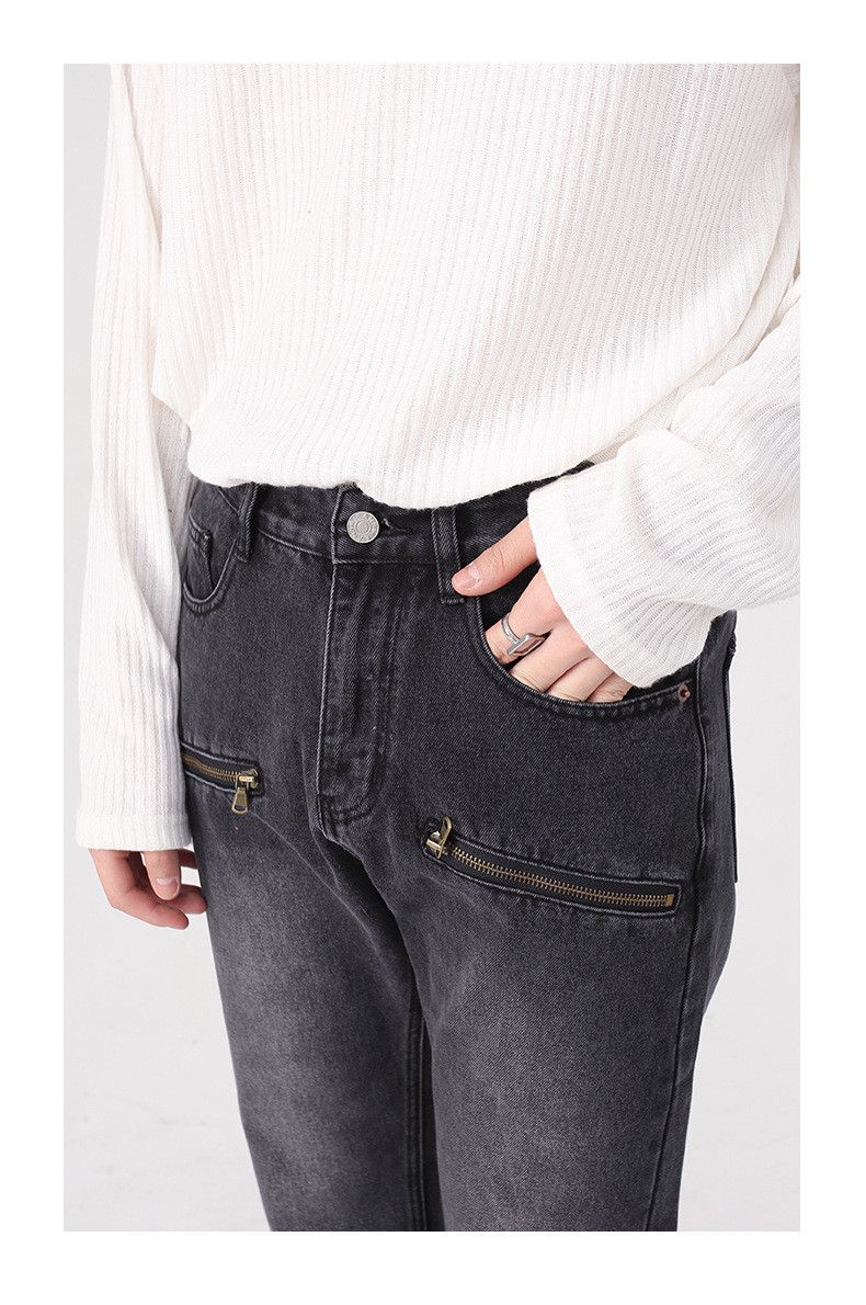 Japanese Brand × Jean Trendy mid-rise loose wide-leg straight flared jeans Size US 32 / EU 48 - 4 Thumbnail
