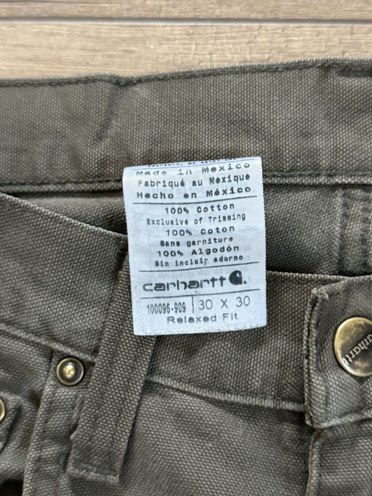 Carhartt 2000s Carhartt Carpenter Pants Size US 30 / EU 46 - 4 Thumbnail