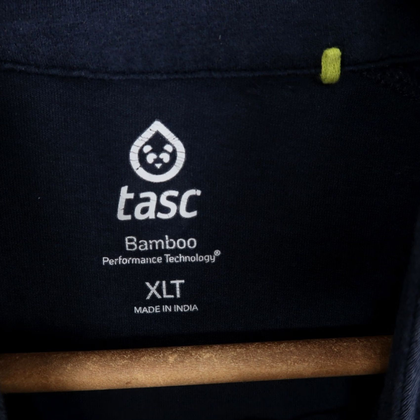 Vintage tasc Performance Pullover Mens XLT Navy Blue Quarter Zip Bamboo Casual Size US XL / EU 56 / 4 - 6 Thumbnail