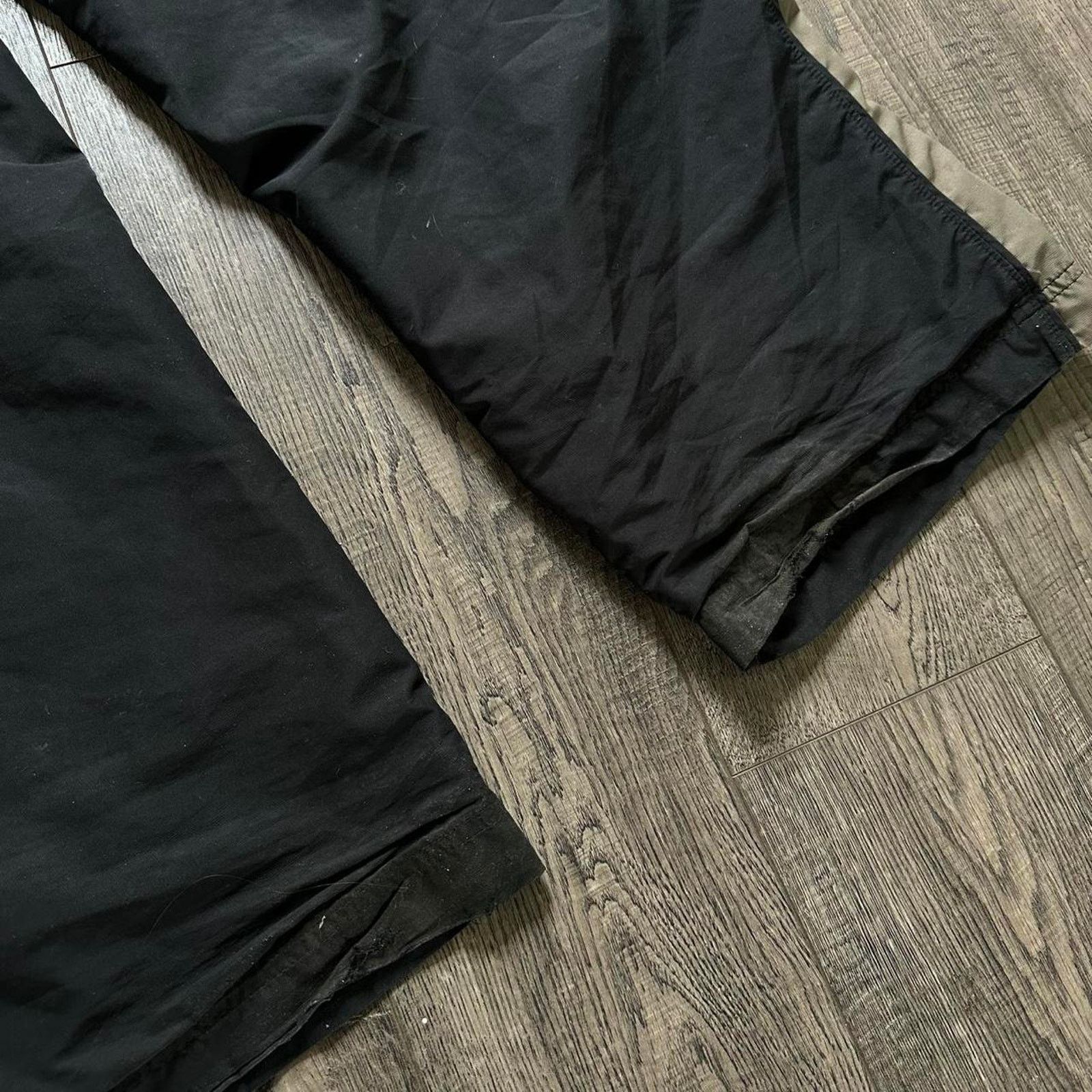 Nike × Vintage Vintage 90s Nike Swooshy Nylon Baggy Wide Leg Track Pant Size US 34 / EU 50 - 5 Thumbnail