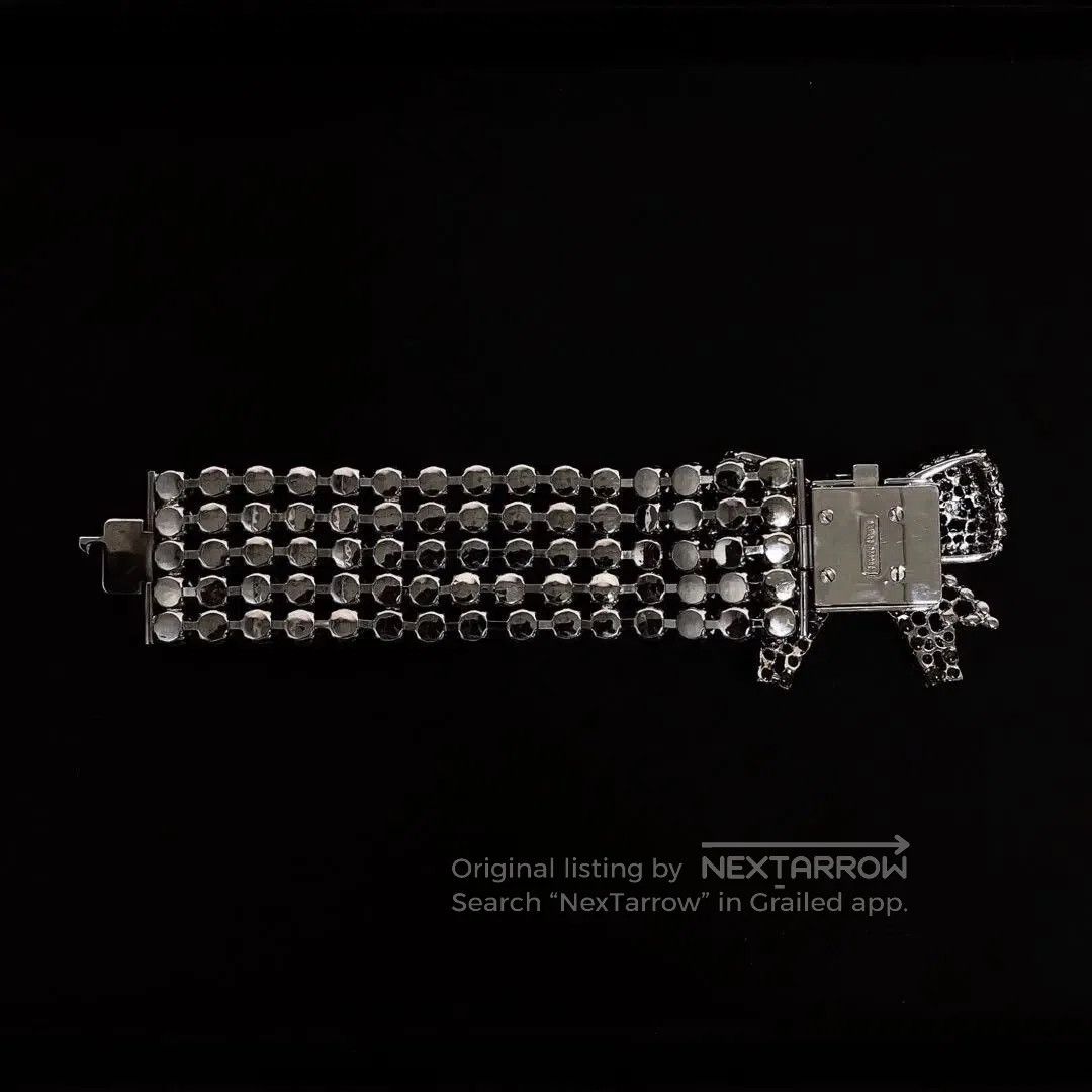 Miu Miu Miumiu Colorful Bow Rhinestone Bracelet. Size ONE SIZE - 4 Thumbnail