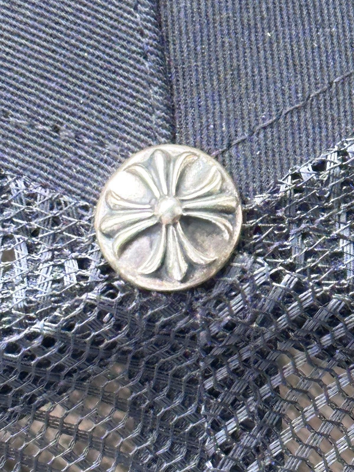 Chrome Hearts Plus Cross Seal Stamp Trucker Hat