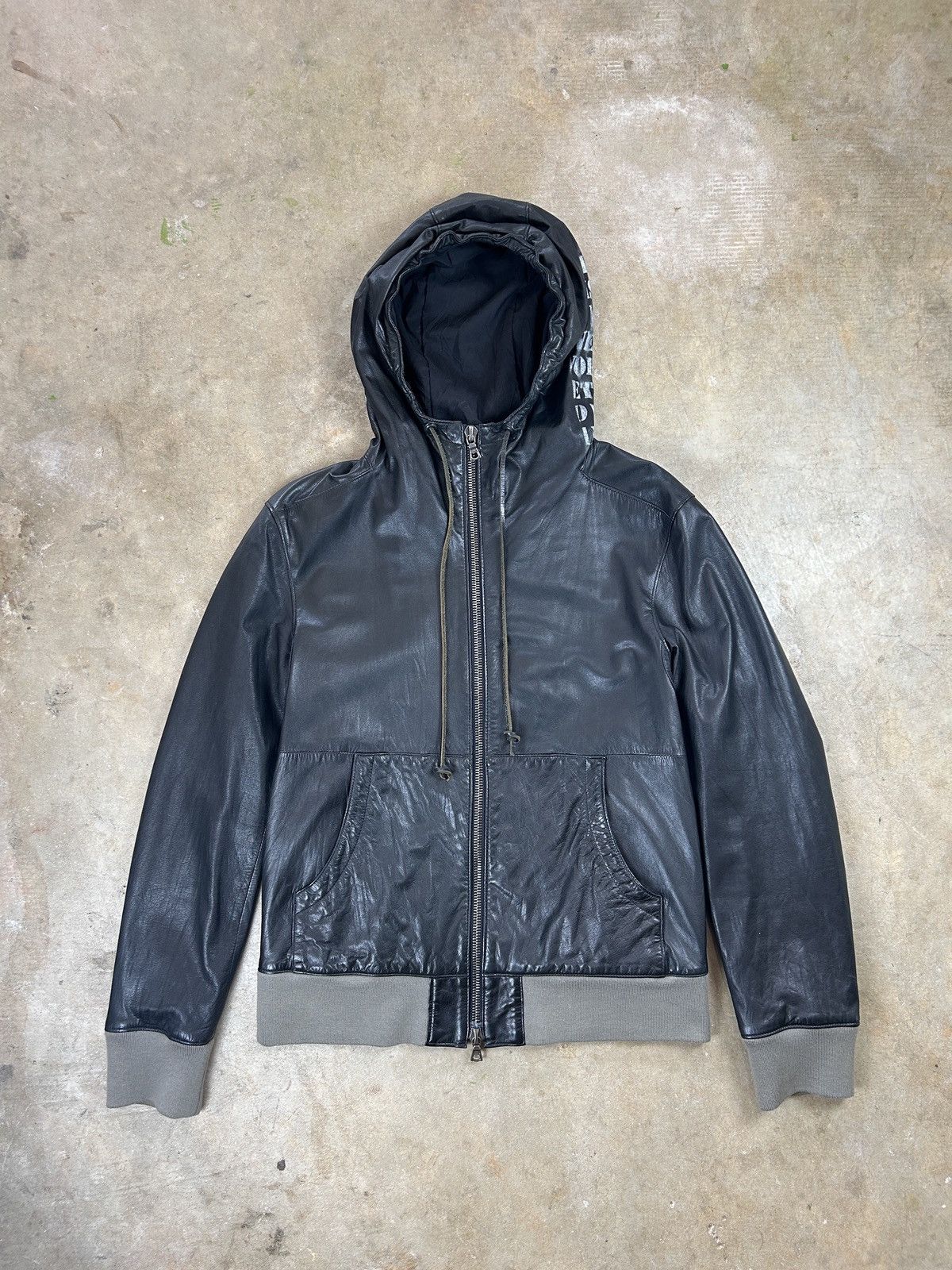 Isamu Katayama Backlash Isamu katayama Backlash leather hoodie Size US M / EU 48-50 / 2 - 1 Thumbnail