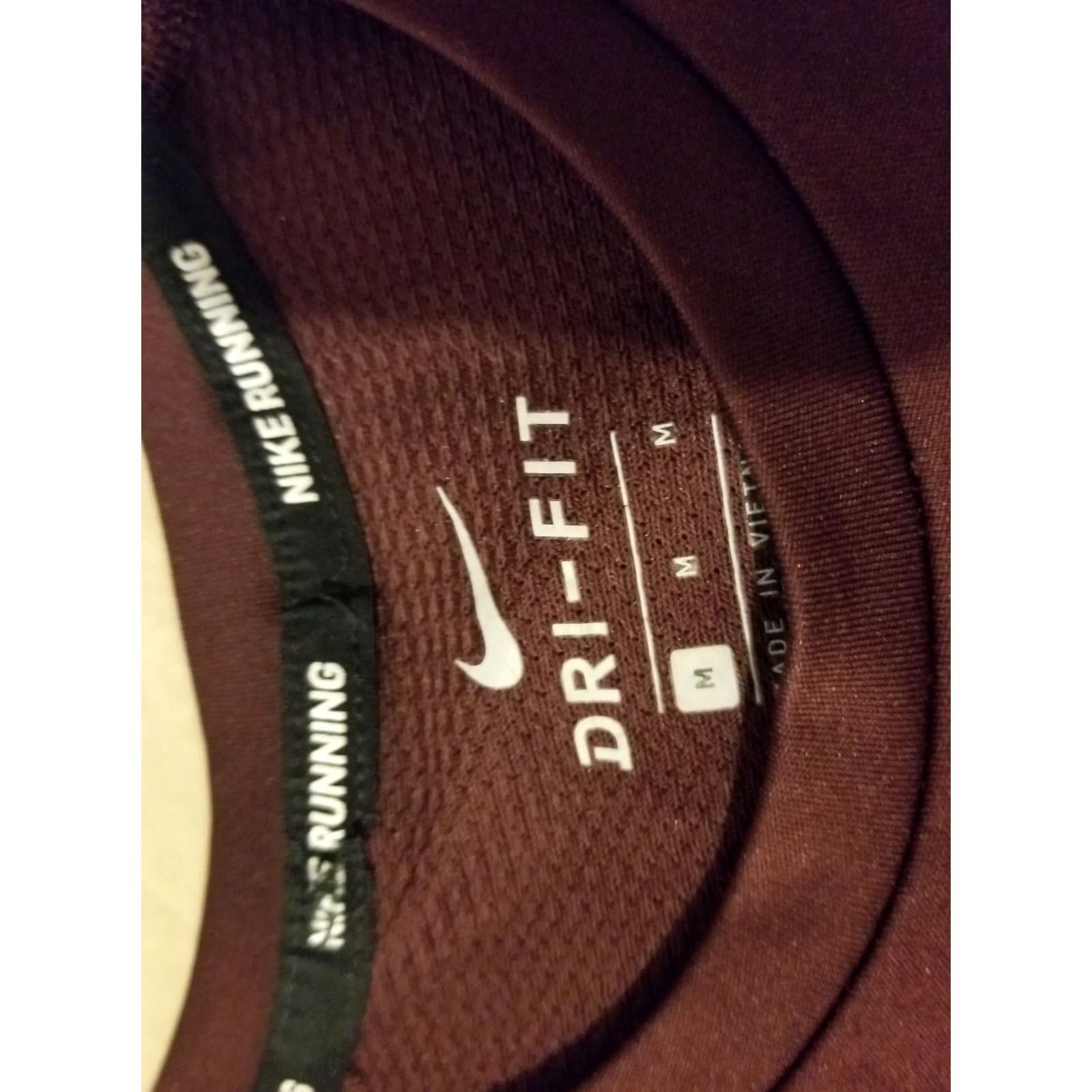 Nike Nike Shirt Mens Medium M Burgundy Athletic Crew T-Shirt Tee Size US M / EU 48-50 / 2 - 4 Thumbnail