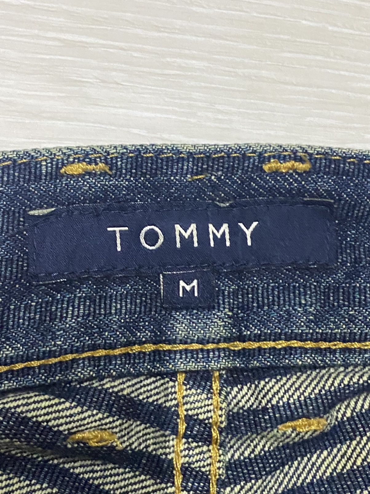 Martine Rose × Tommy Jeans Vintage Tommy Japan Mud Wash Distressed Loose Jeans Size US 32 / EU 48 - 15 Thumbnail