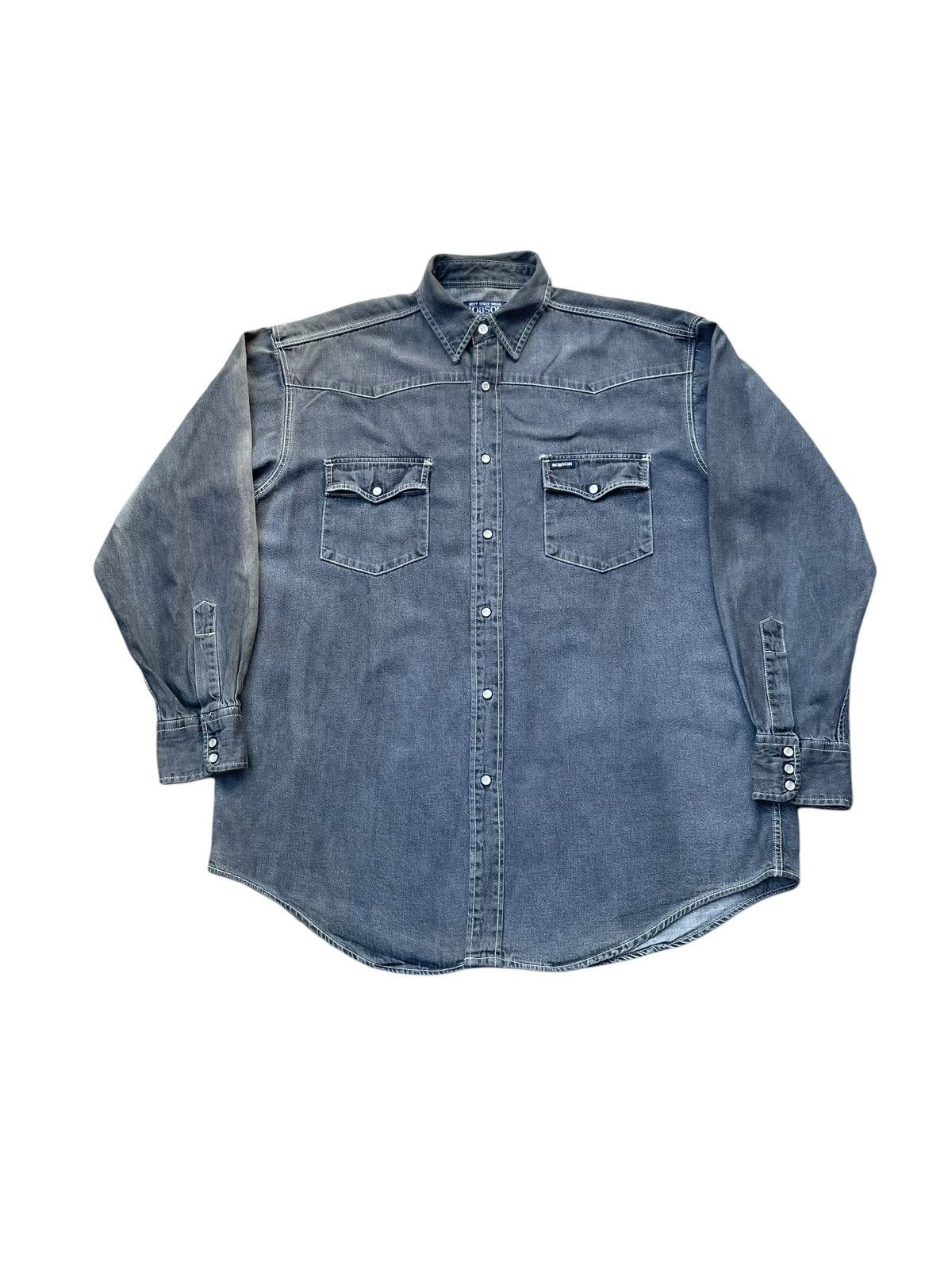 Japanese Brand Vintage Bobson Western Shirt Size US L / EU 52-54 / 3 - 1 Thumbnail