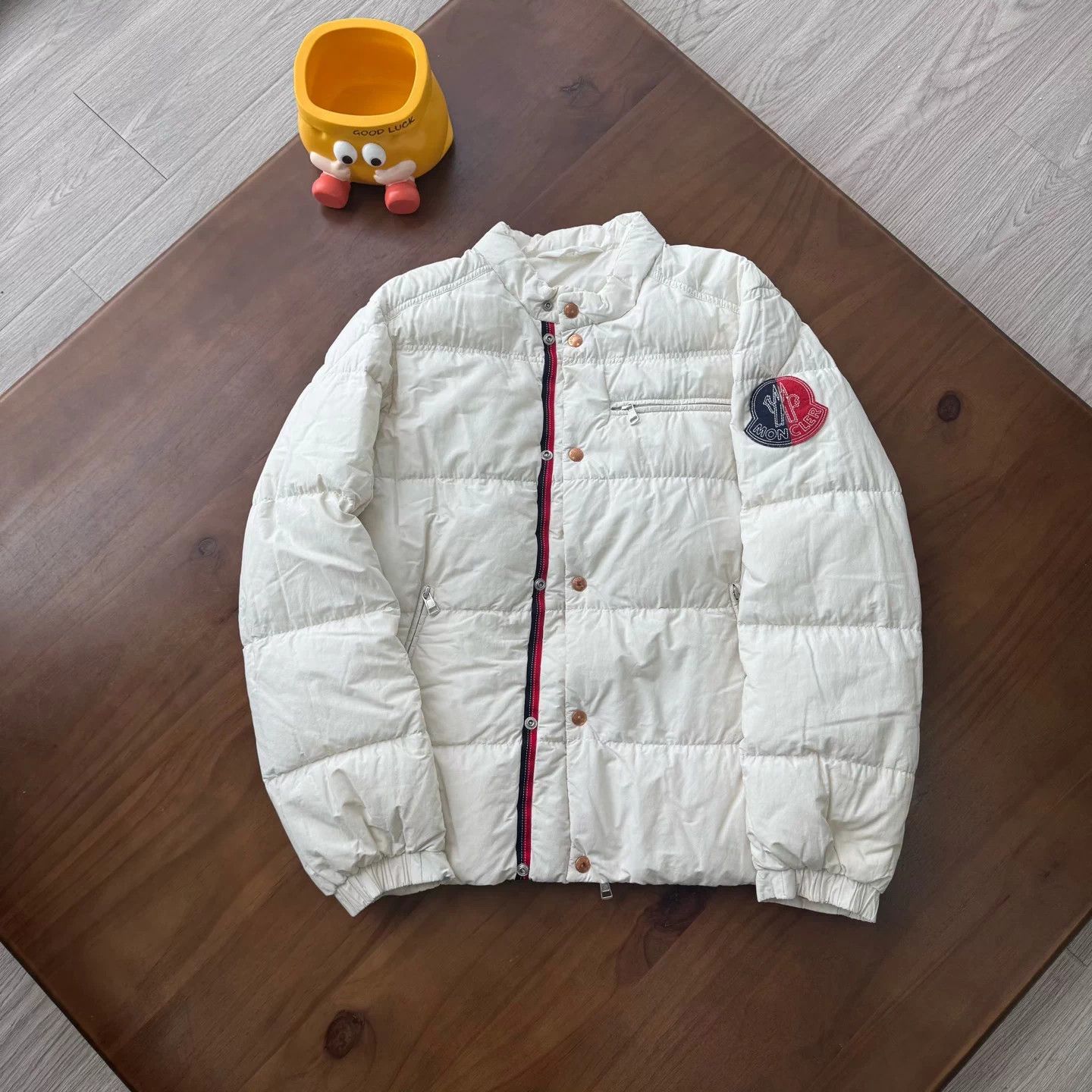 Moncler Genius Moncler GENIUS Diagonal Stripe Puffer Jacket Size 3 dbk Size US L / EU 52-54 / 3 - 1 Thumbnail