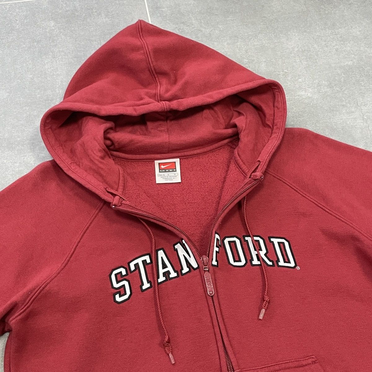 Nike × Vintage Vintage Nike Team Stanford Women Zip Hoodie Size M (8-10) Size M / US 6-8 / IT 42-44 - 11 Thumbnail