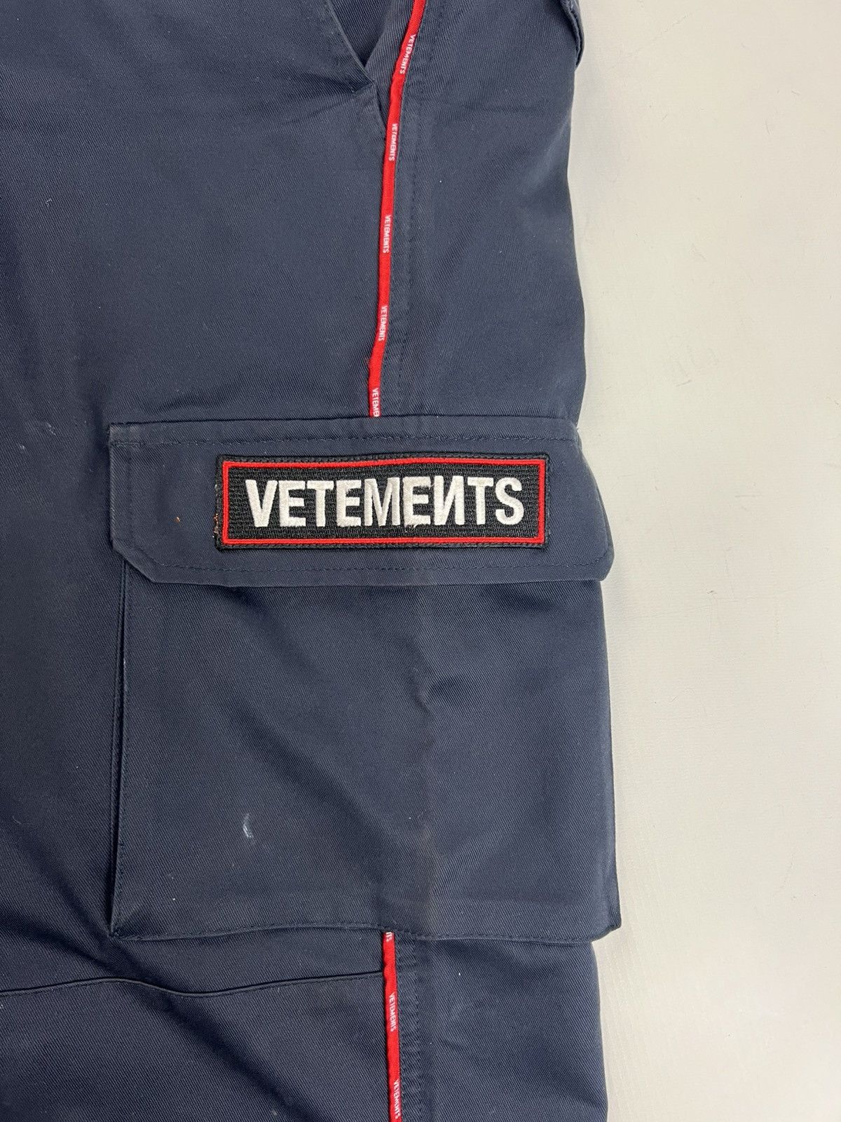 Vetements VETEMENTS SS20 POLICE RUNWAY PANTS BLUE SZ:S Size US 30 / EU 46 - 4 Thumbnail