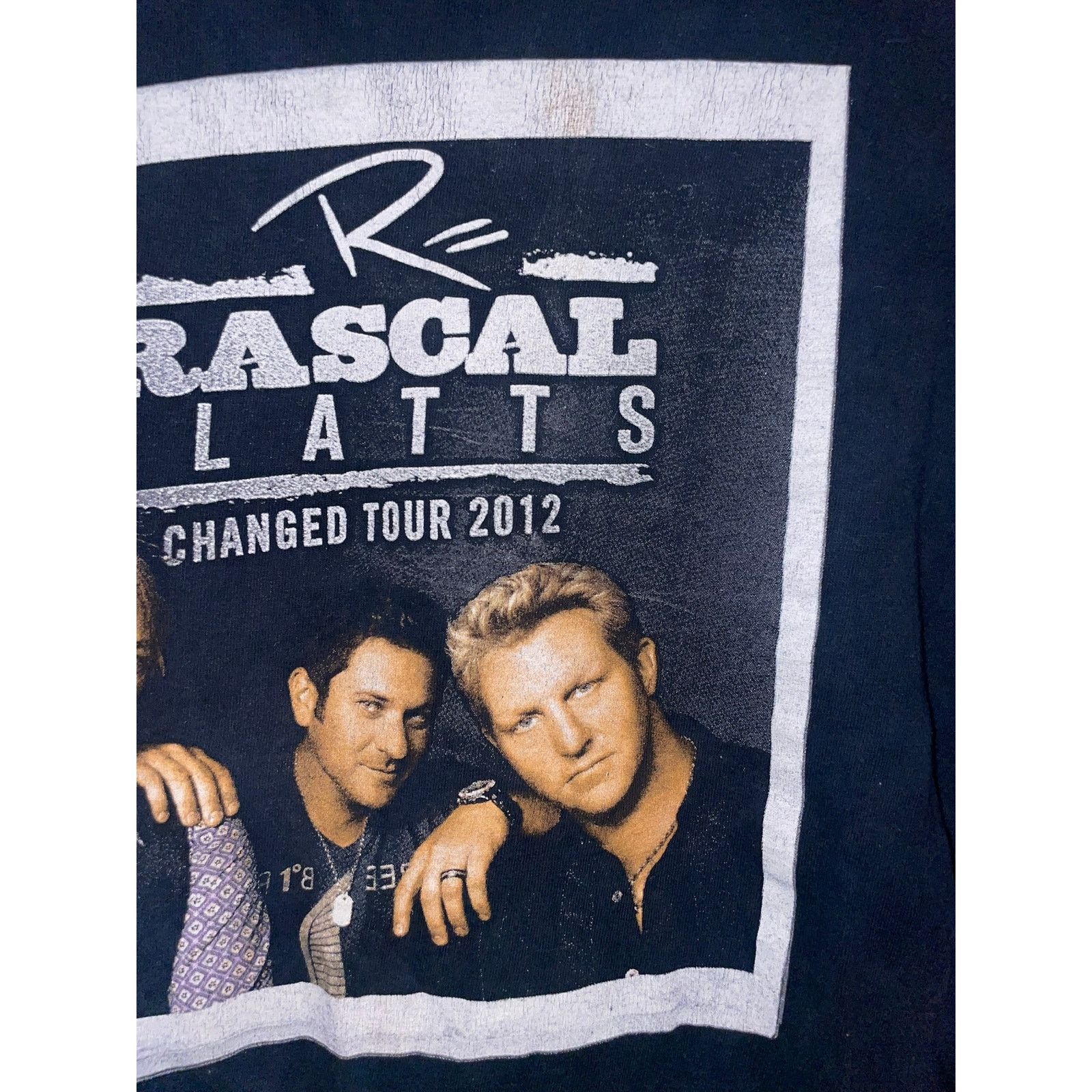 Gildan Rascal Flatts Shirt Changed Tour Concert Black Tee M Medium Size US M / EU 48-50 / 2 - 3 Thumbnail