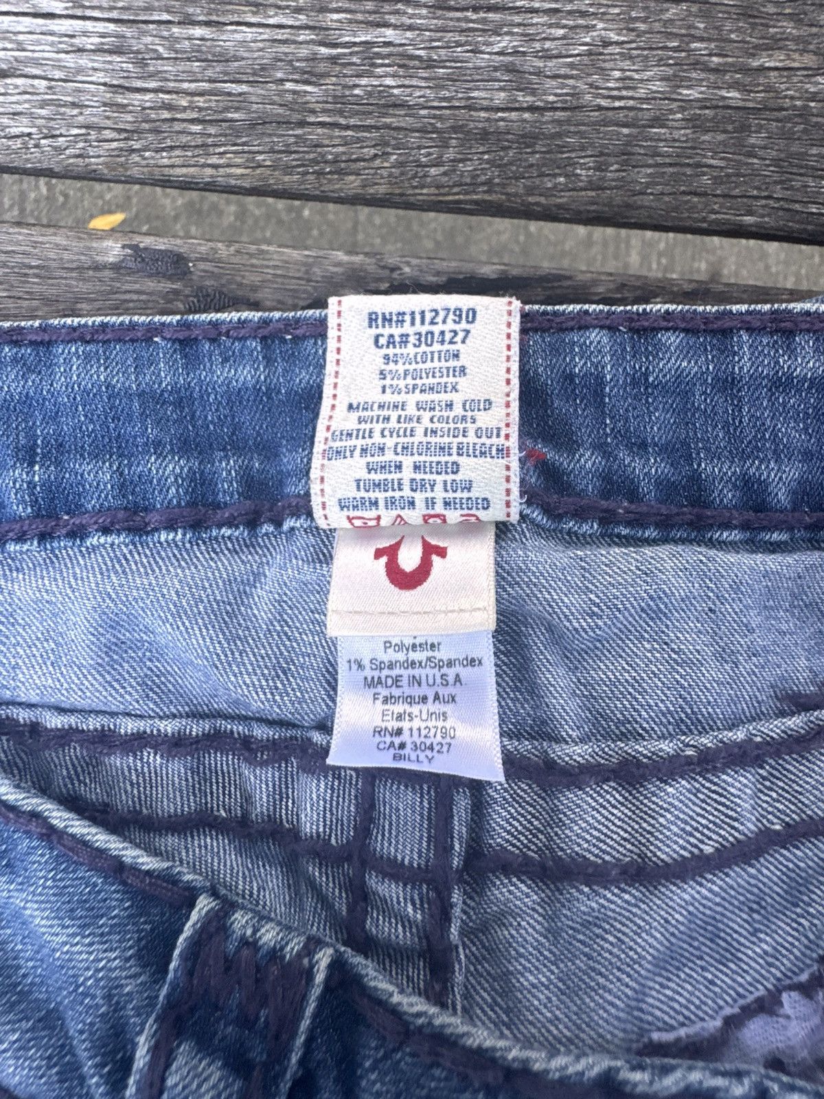 True Religion True Religion Billy Super T Jeans - Classic Bootcut Denim Size 28" / US 6 / IT 42 - 23 Thumbnail