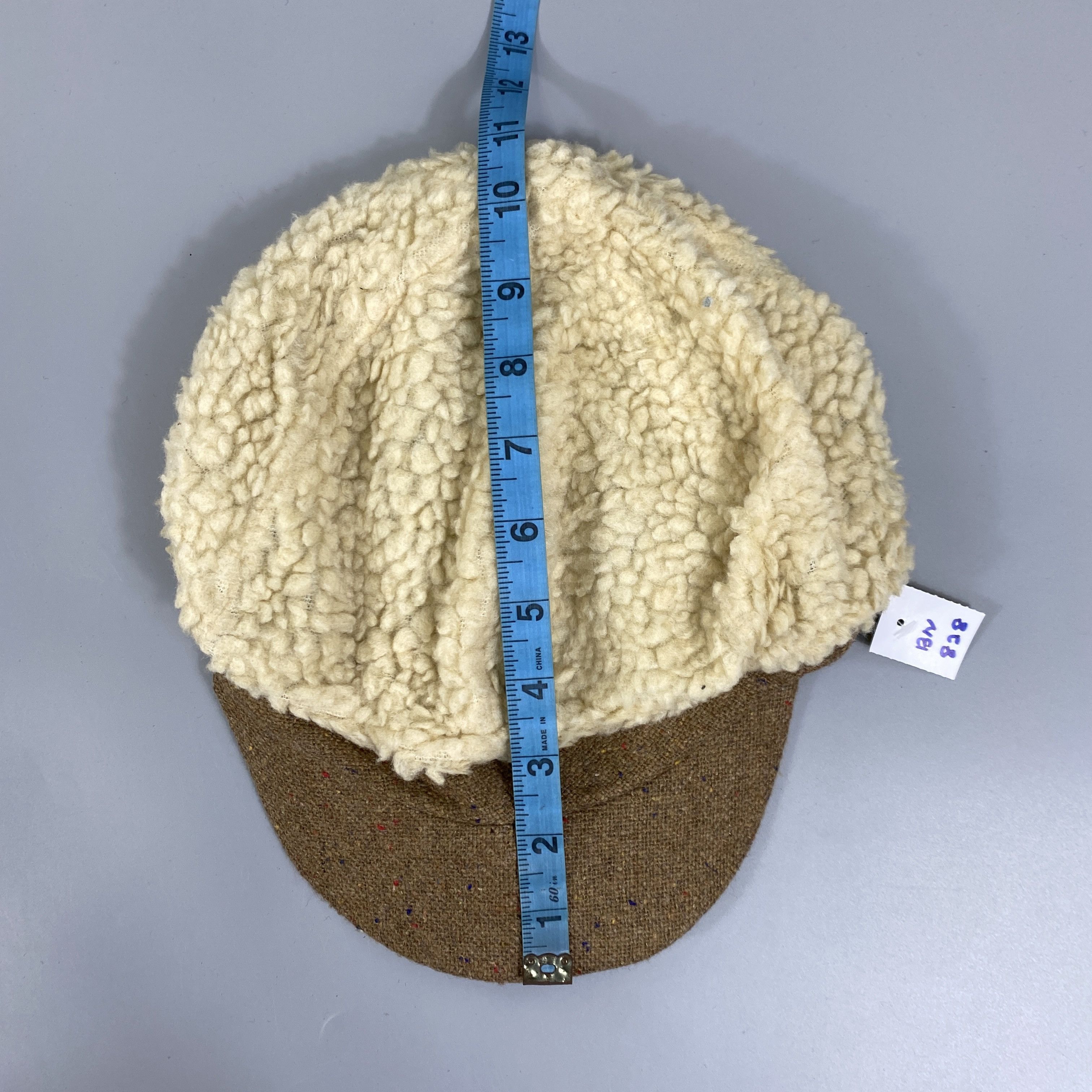 Japanese Brand Beanie Fur With Brim Hat -BN828 Size ONE SIZE - 6 Thumbnail