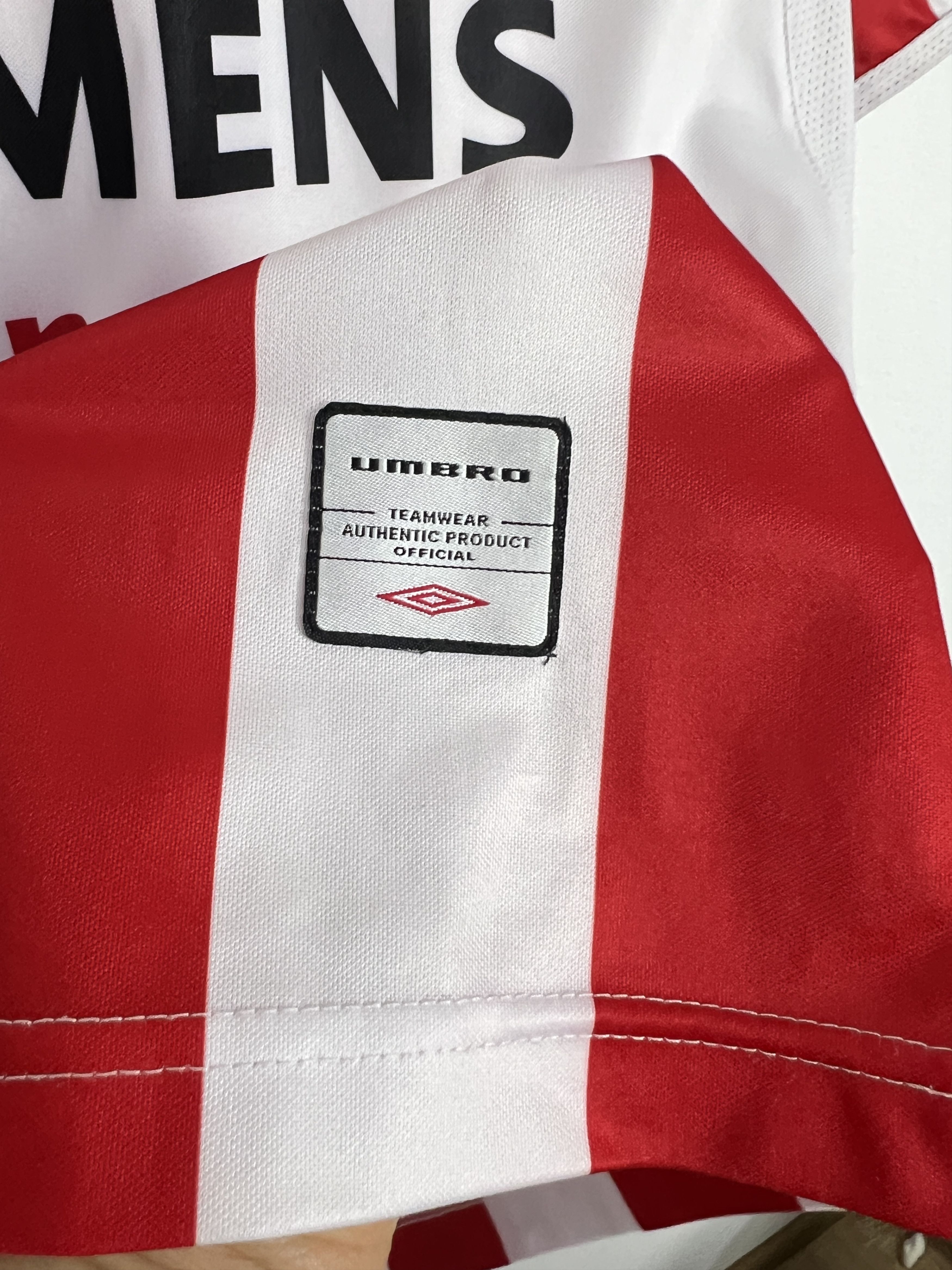 Umbro Olympiacos Home football shirt Soccer Jersey Trikot Rare Size US M / EU 48-50 / 2 - 4 Thumbnail