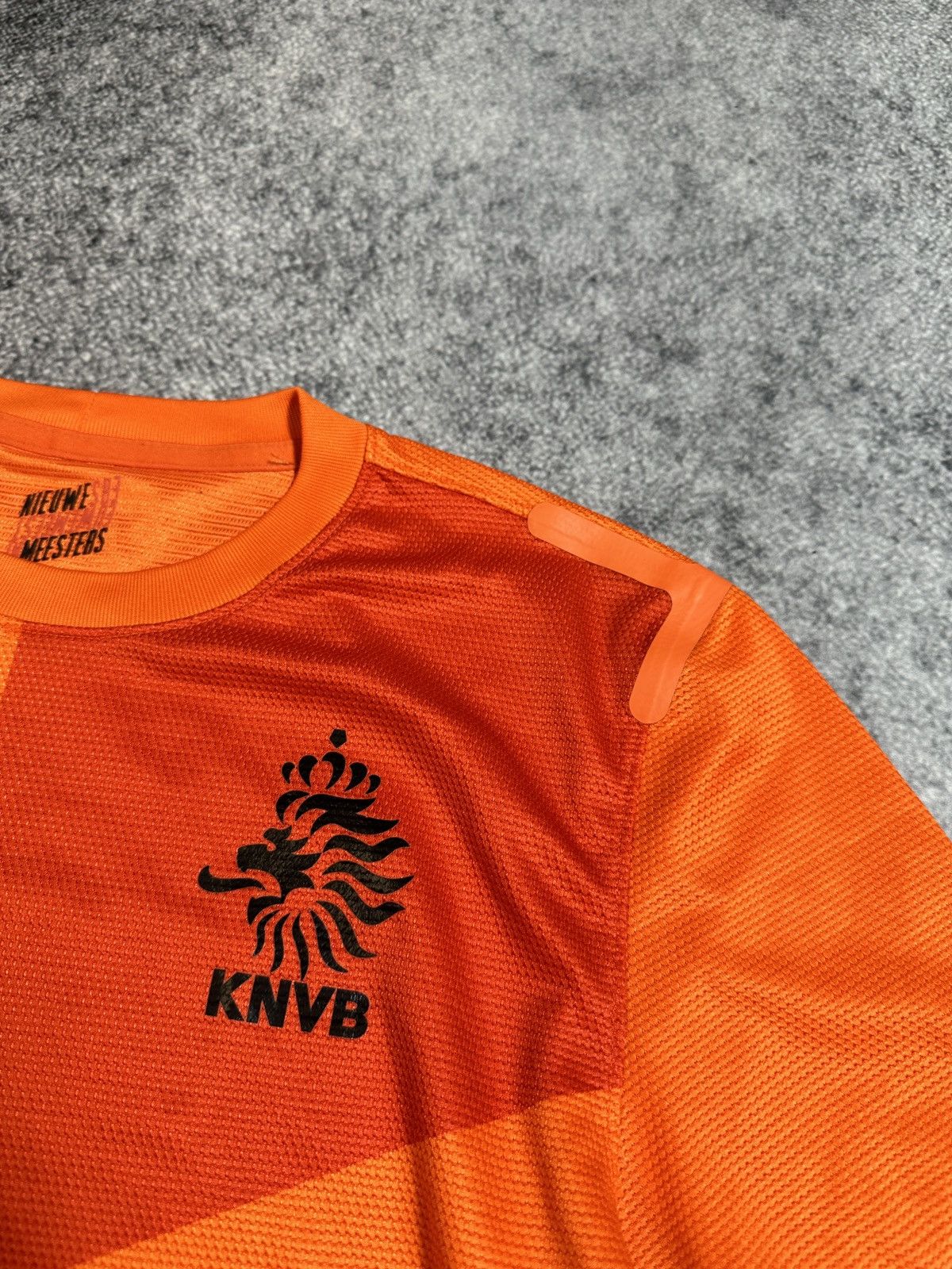 Nike × Vintage Vintage Nike Netherlands Soccer Jersey Blokecore Streetwear Size US L / EU 52-54 / 3 - 5 Thumbnail