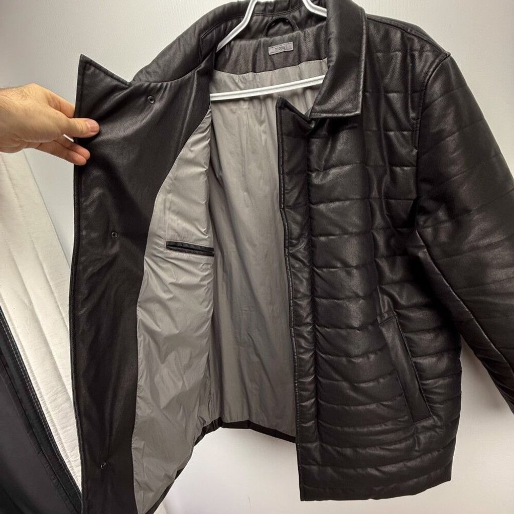 M0851 M0851 Water Resistant Quilted Black Puffer Jacket Size Large Size US L / EU 52-54 / 3 - 7 Thumbnail