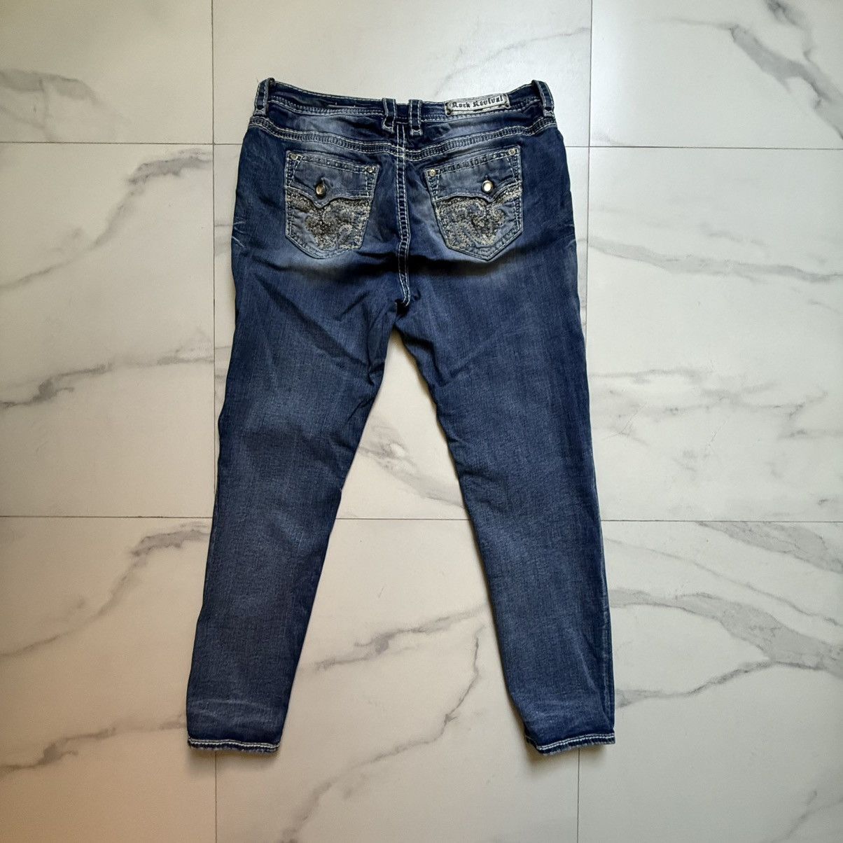 Rock Revival Rock Revival Sundee Easy Skinny Jeans Size 33" - 3 Thumbnail