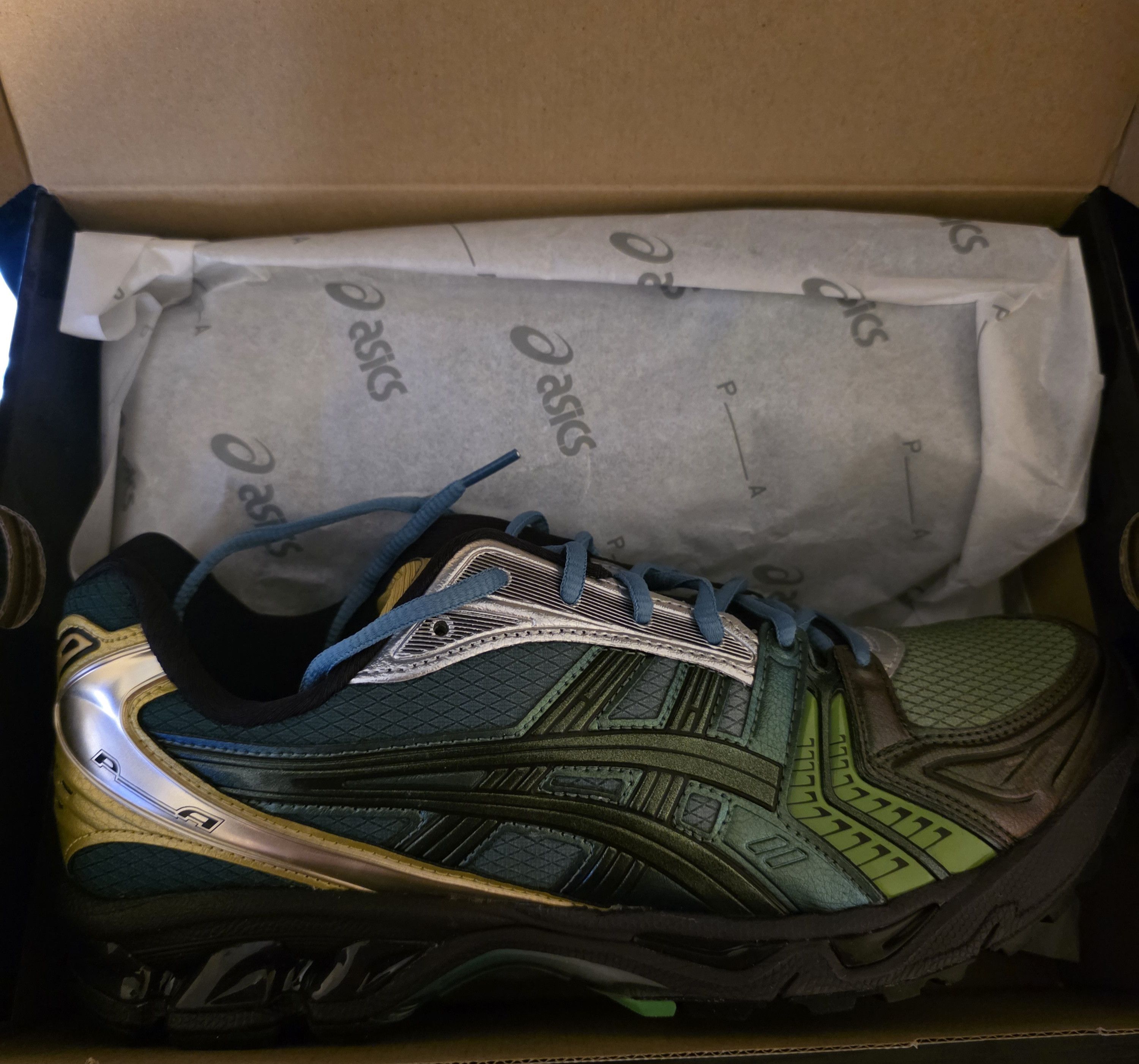 Asics P. Andrade x Gel Kayano 14 'Gradation Green Size US 11 / EU 44 - 5 Thumbnail