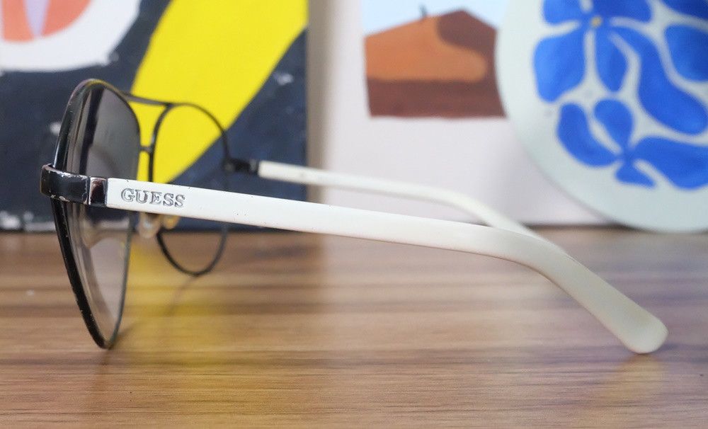 Guess Guess GUA 1015 Aviator Sunglasses Made in Italy Size ONE SIZE - 4 Thumbnail