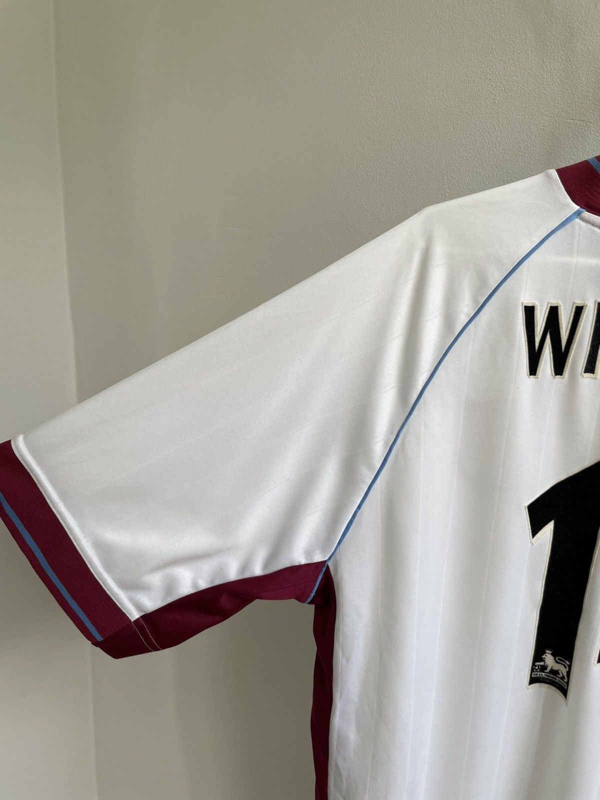 Vintage West Ham United 1998 1999 Wright #14 Football Jersey Shirt Size US XL / EU 56 / 4 - 15 Thumbnail