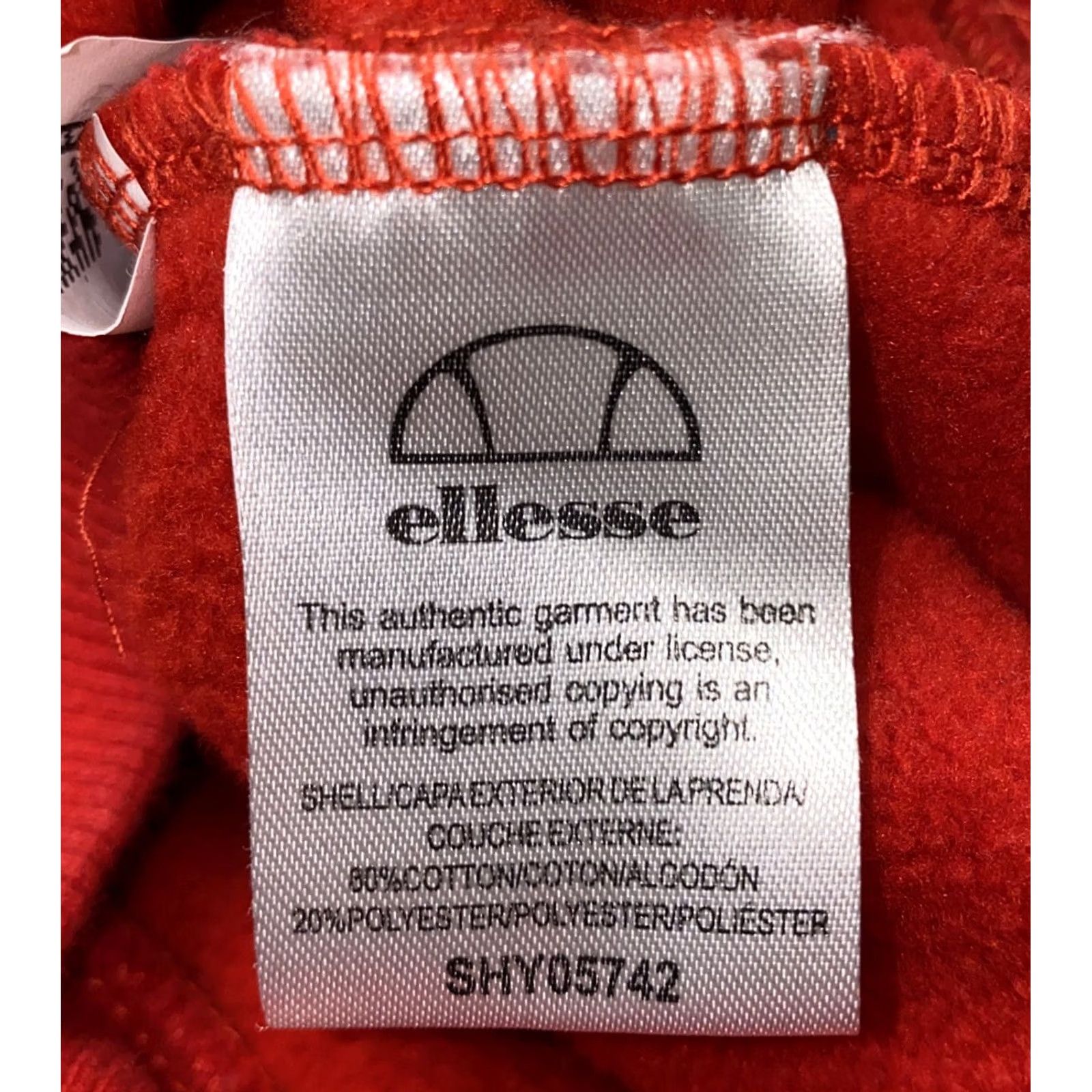Ellesse Ellesse Hoodie Mens Red Drawstring Pullover Size S Cotton Blend Regular Pullover Mens Red Size US S / EU 44-46 / 1 - 6 Thumbnail