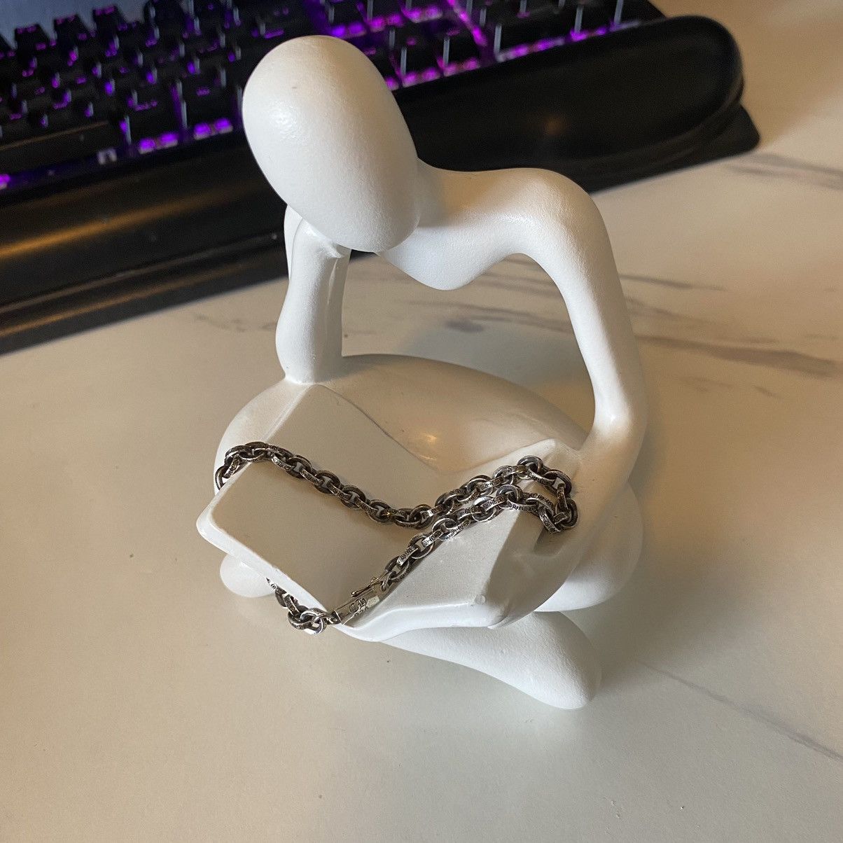 Chrome Hearts Chrome Hearts Paper Chain Bracelet 8.5” Size ONE SIZE - 1 Thumbnail