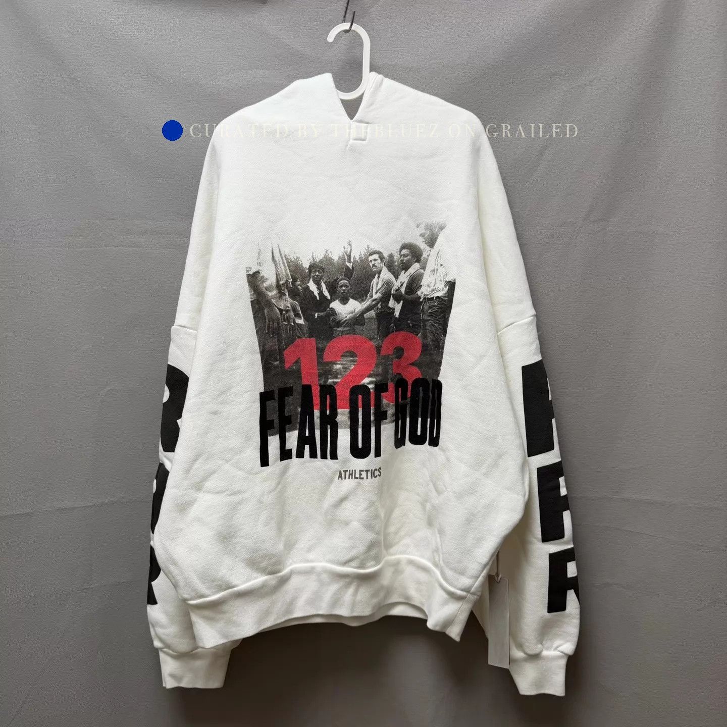 Fear of God × RRR-123 Rrr123 Fear Of God Revival Hoodie Ivory