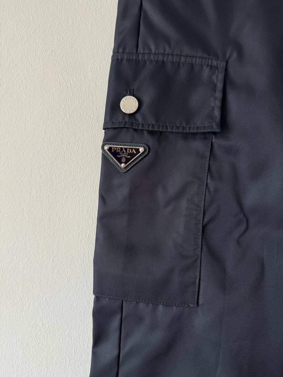 Prada 🔥🔥 Prada Re-Nylon Cargo Pants straight relaxed 32 navy RARE Size US 32 / EU 48 - 3 Thumbnail