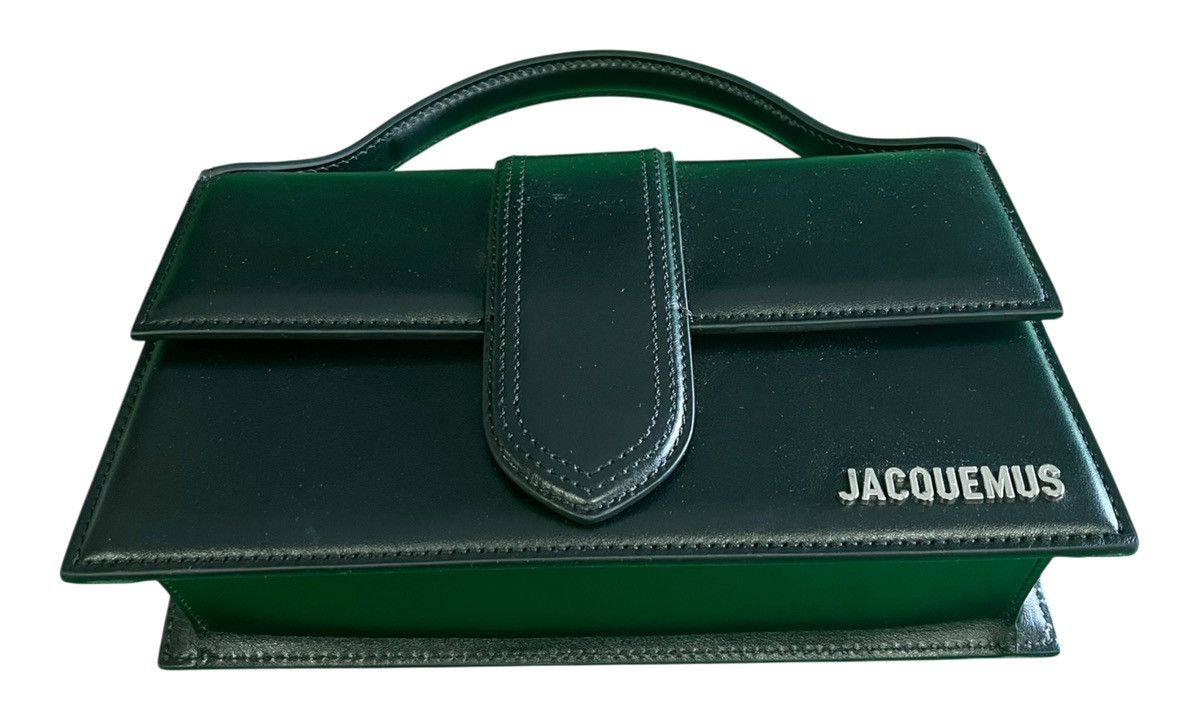 Jacquemus Jacquemus Grand Bambino Crossbody Handbag Silver Lettering Size ONE SIZE - 2 Thumbnail