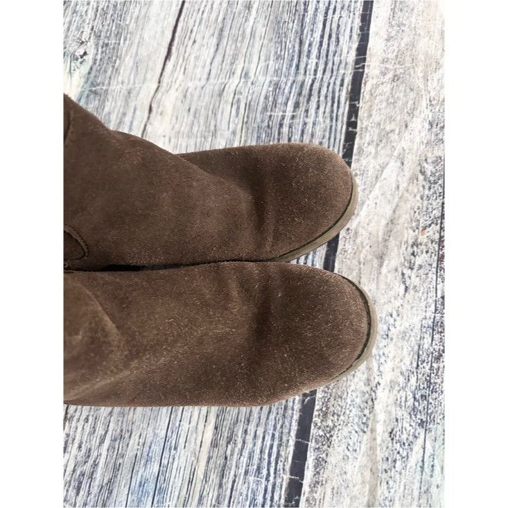 Calvin Klein Vintage Calvin Klein Women's Brown Suede Knee-High Boots Size US 7.5 / IT 37.5 - 2 Thumbnail