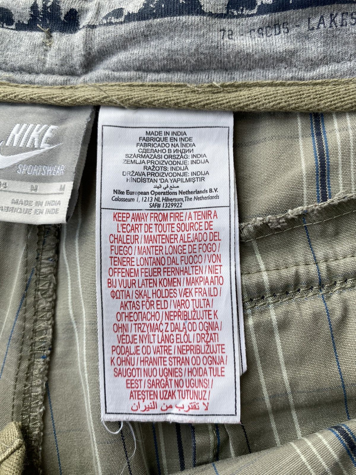 Nike × Vintage Nike Vintage Cargo Shorts Size US 34 / EU 50 - 16 Thumbnail