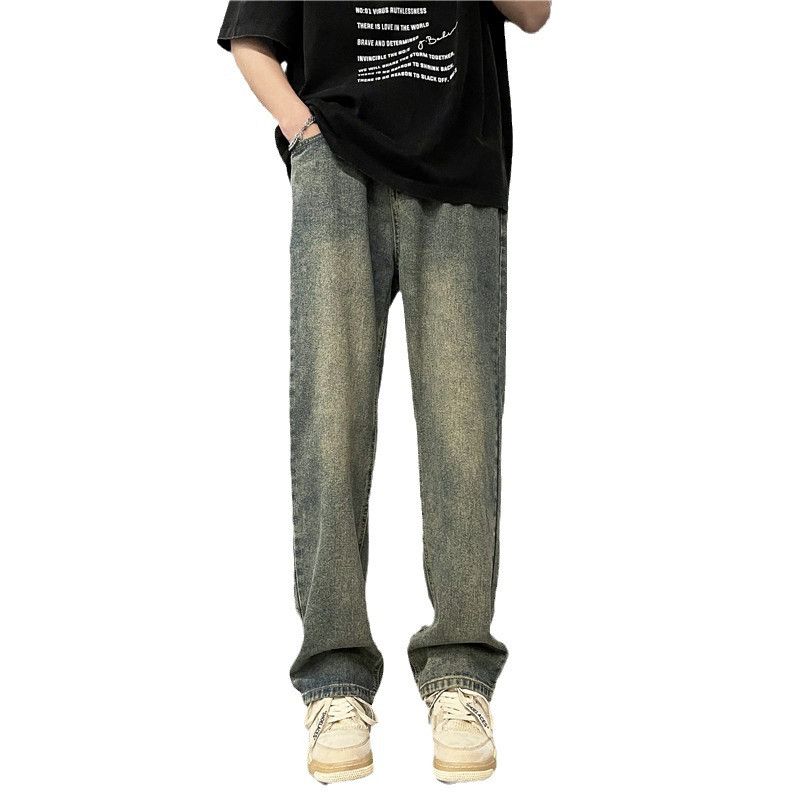 Japanese Brand × Jean Retro loose casual wide leg jeans Size US 32 / EU 48 - 4 Thumbnail