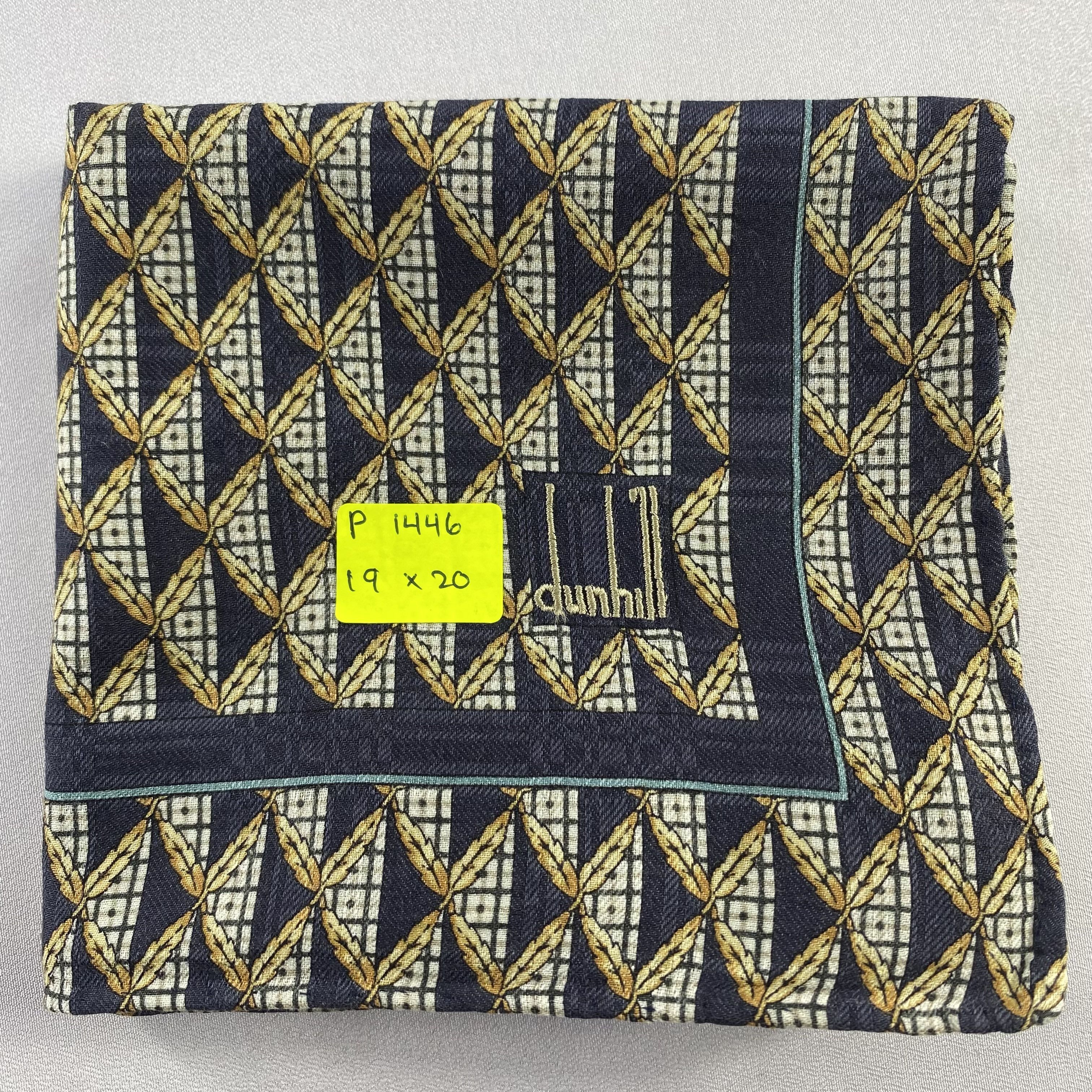 Alfred Dunhill × Vintage Alfred Dunhill Handkerchief / Neckerchief / Bandana-P1446 Size ONE SIZE - 5 Thumbnail