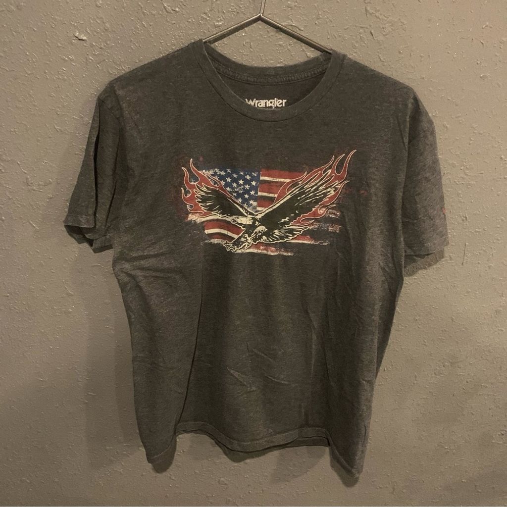 Wrangler Men’s Patriotic Wrangler Tshirt Size US L / EU 52-54 / 3 - 1 Thumbnail