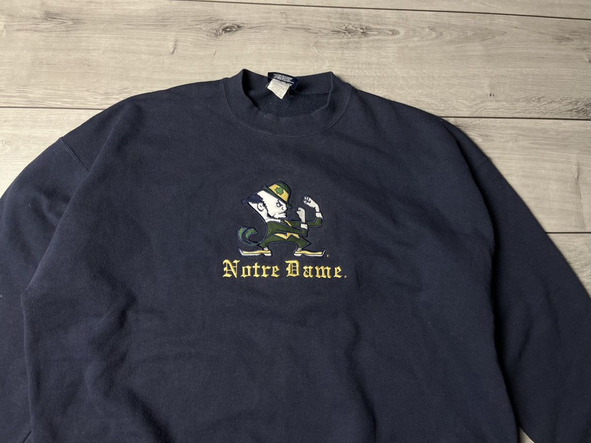 Jansport Vintage Jansport Notre Dame Sweatshirt Made in USA XXL Size US XXL / EU 58 / 5 - 3 Thumbnail