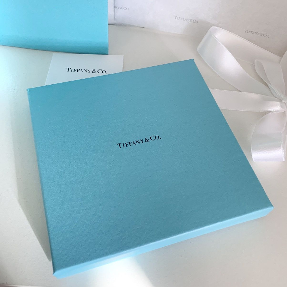 Tiffany & Co. Tiffany & Co. Gift Set Box Bag Ribbon Card Full Set Large Size ONE SIZE - 16 Thumbnail