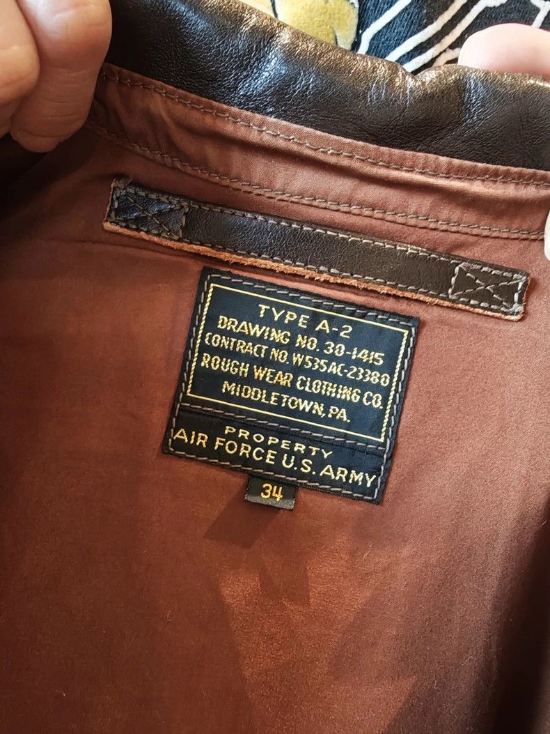 The Real McCoy's The Real McCoy's A2 flight jacket made of horse leather, le Size US S / EU 44-46 / 1 - 4 Thumbnail