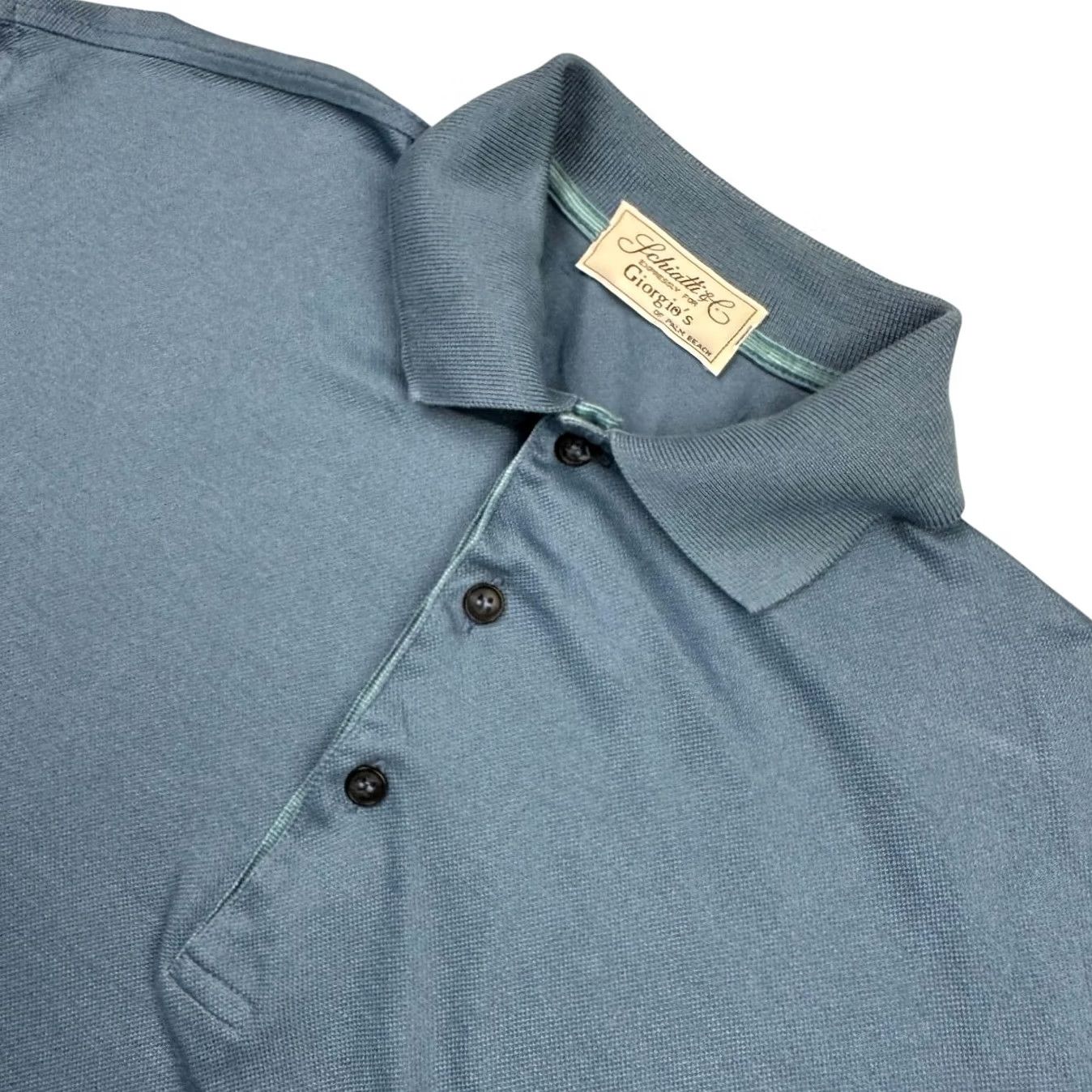 Vintage Giorgio's Polo Shirt Blue • Italy • 100% Cotton • Size 4 • Men Size US S / EU 44-46 / 1 - 2 Thumbnail