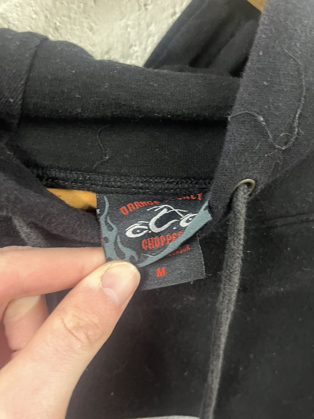 West Coast Choppers Orange county choppers hoodie flame sleeve hits rare boxy Size US M / EU 48-50 / 2 - 8 Thumbnail