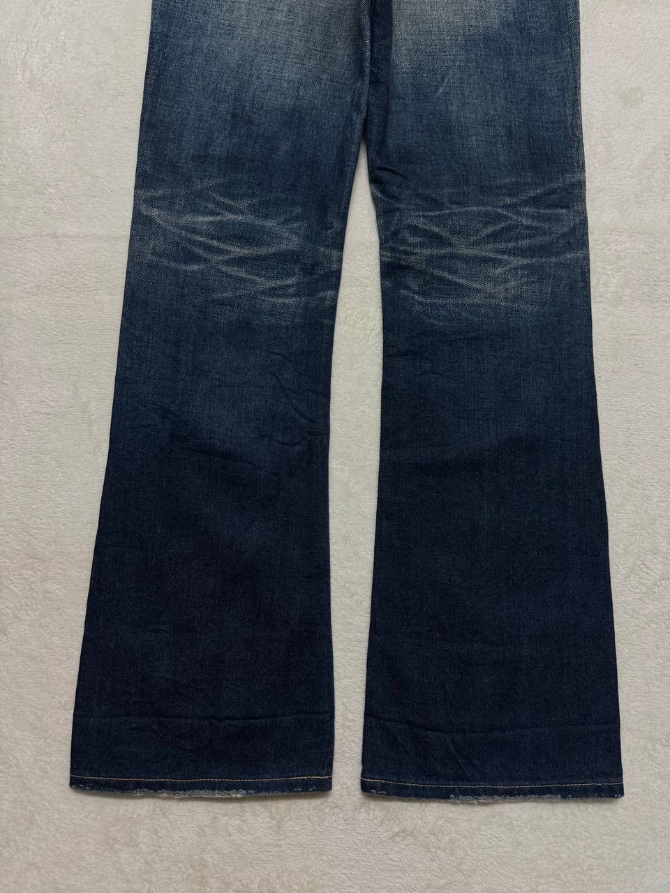 Vintage FLARE Vintage Lee Riders Insane Sand Mudwash Denim Jeans Size US 30 / EU 46 - 20 Thumbnail