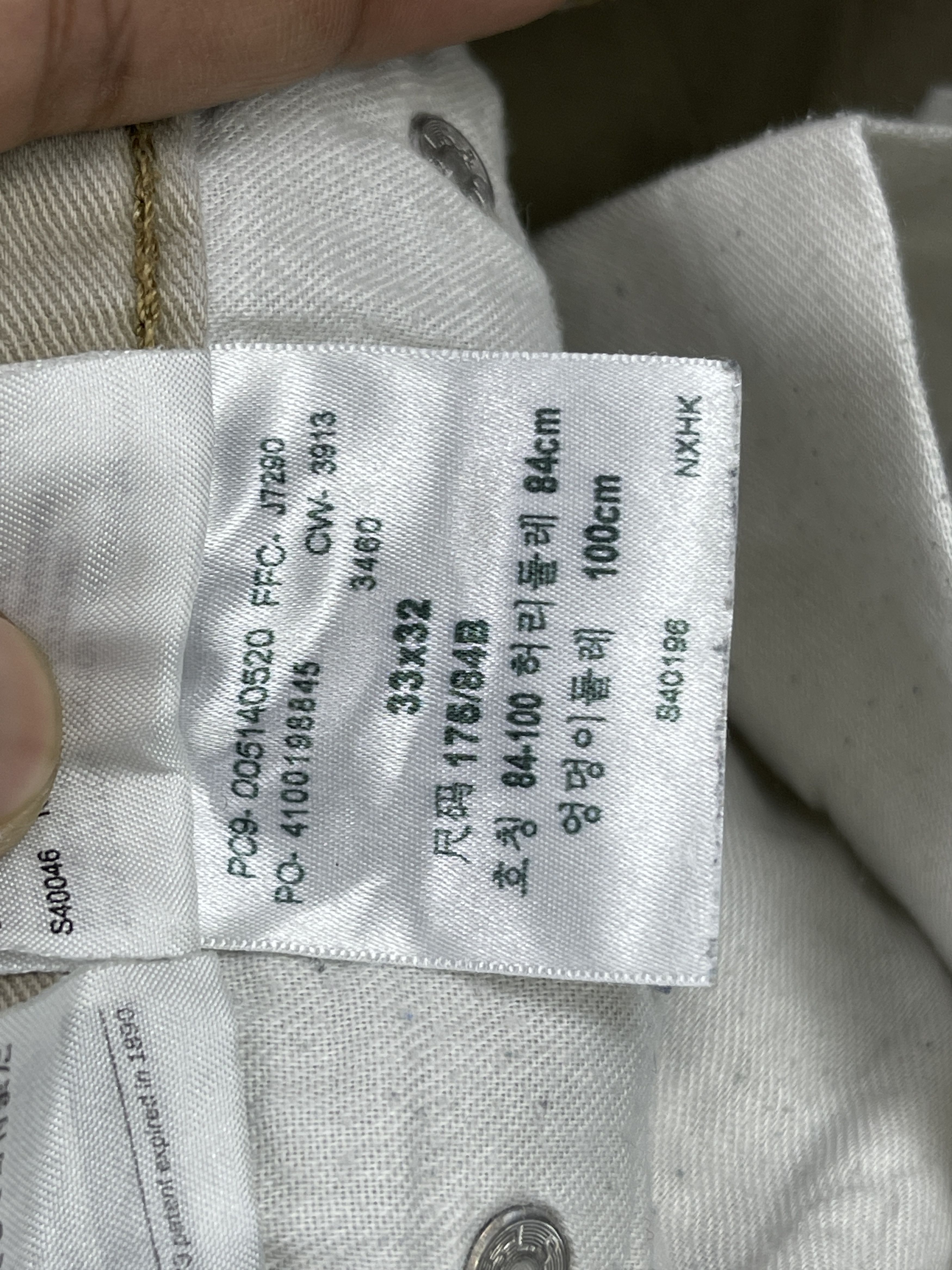 Levi's Vintage Levis 514 Straight Cut White Tab Jeans DP2510 Size US 34 / EU 50 - 8 Thumbnail