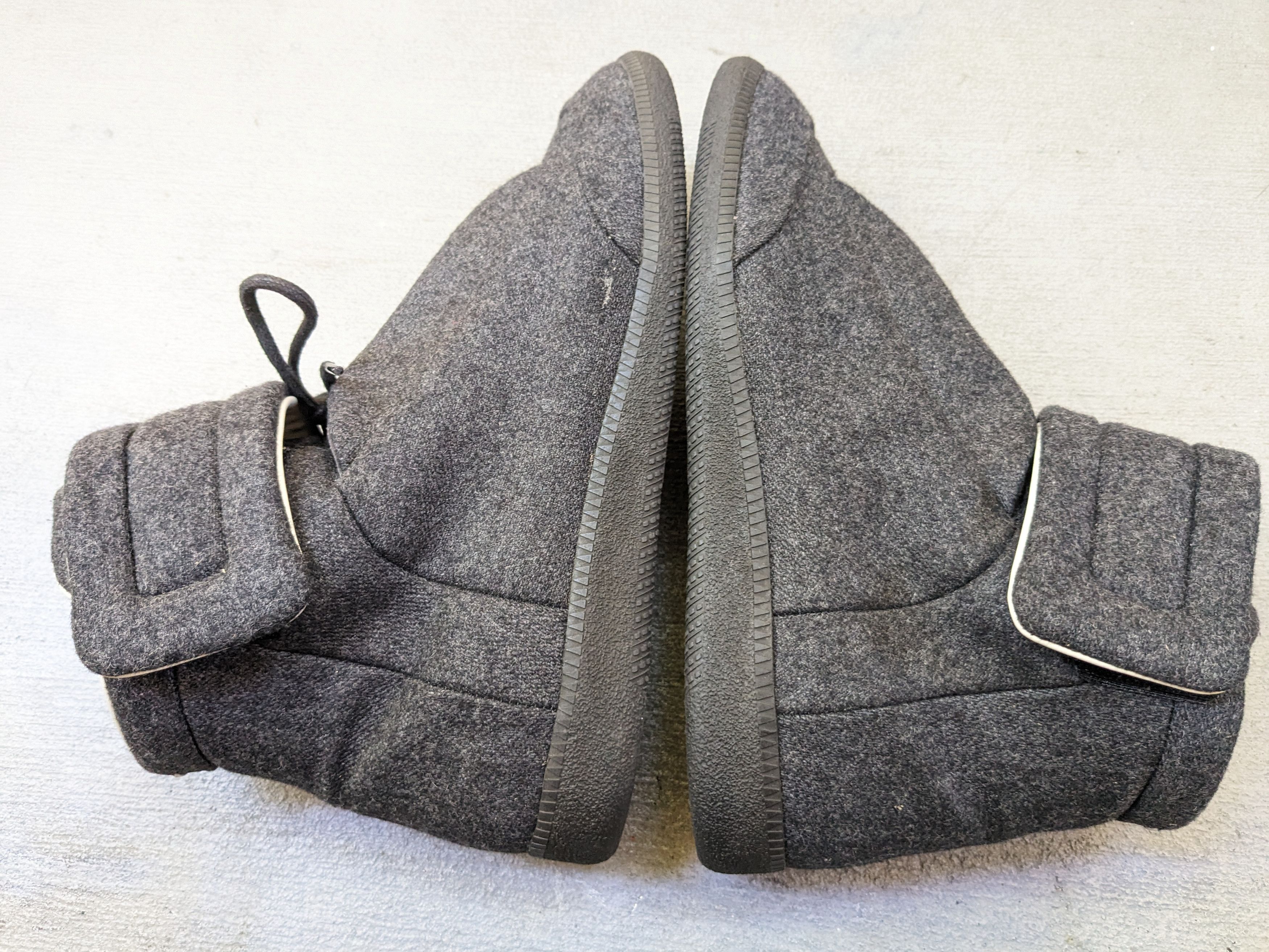 Maison Margiela Maison Margiela Future Gray Wool 10 43 Leather High Tops Size US 10 / EU 43 - 12 Thumbnail
