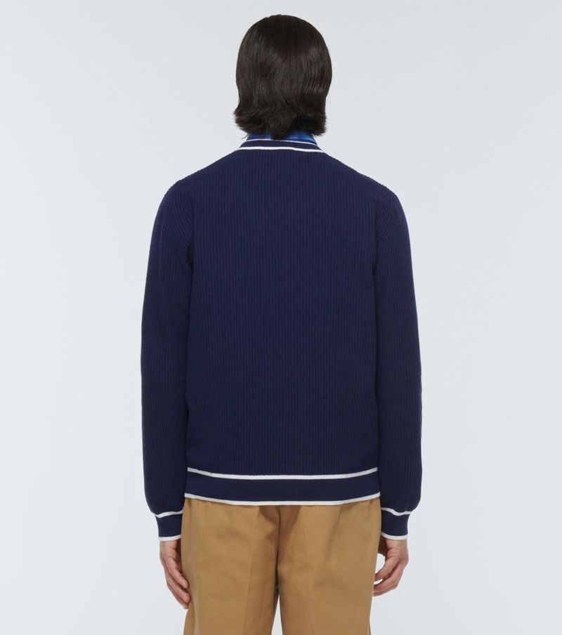 Gucci SS23 Gucci GG Logo Cotton Wool V-neck Sweater Mens Size US S / EU 44-46 / 1 - 6 Thumbnail