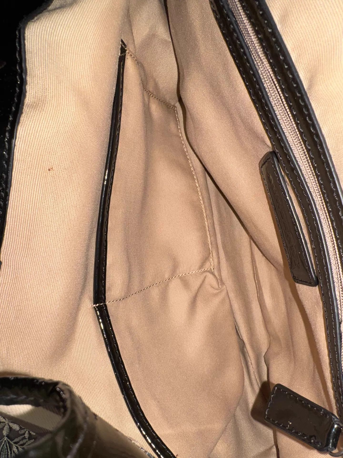 Burberry Burberry Classic Check Black Patent Leather Armpit Bag Size ONE SIZE - 9 Thumbnail