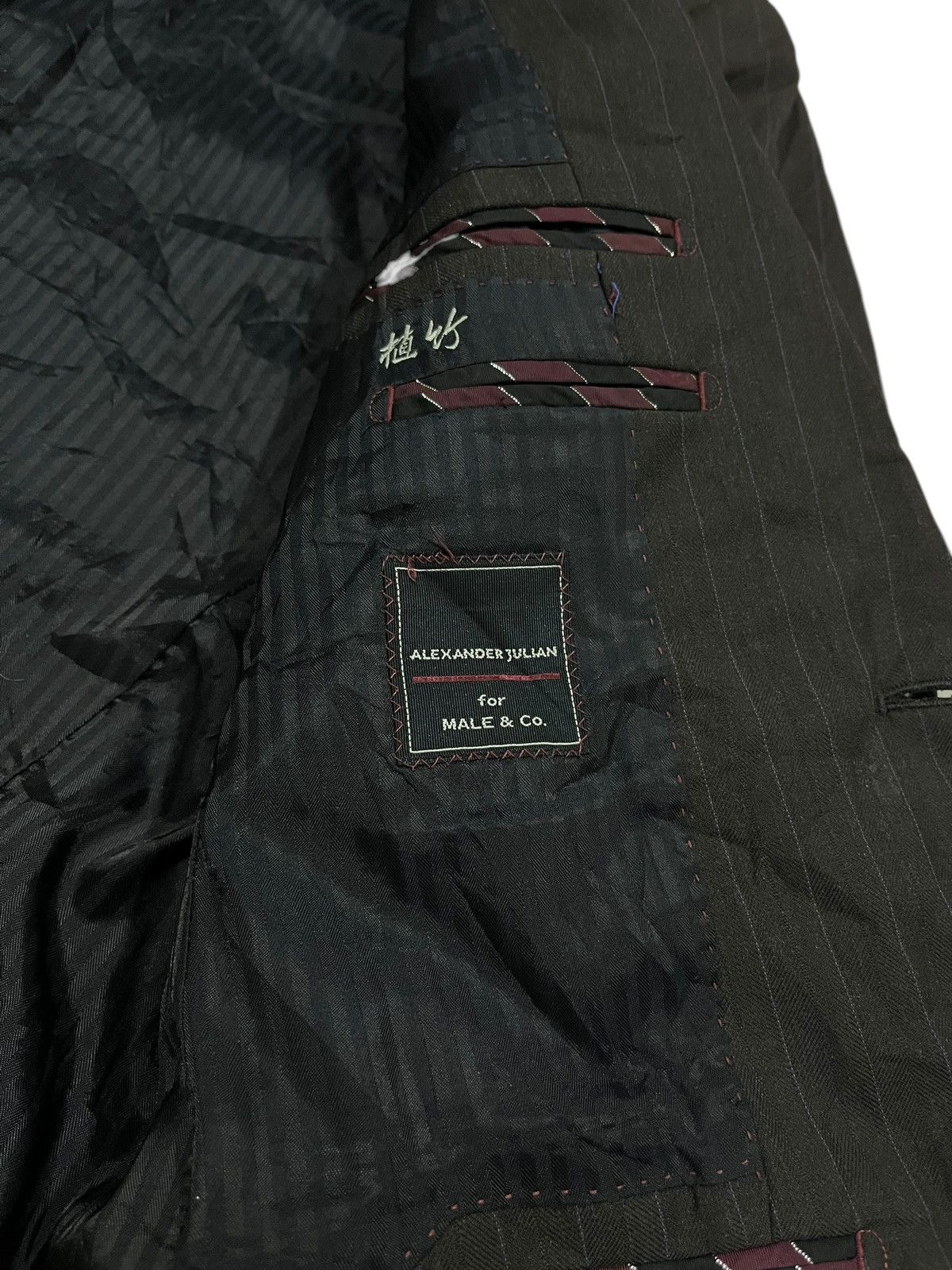 Alexander Julian ALEXANDER JULIAN ECO LINING STRIPE BLAZER Size US S / EU 44-46 / 1 - 6 Thumbnail