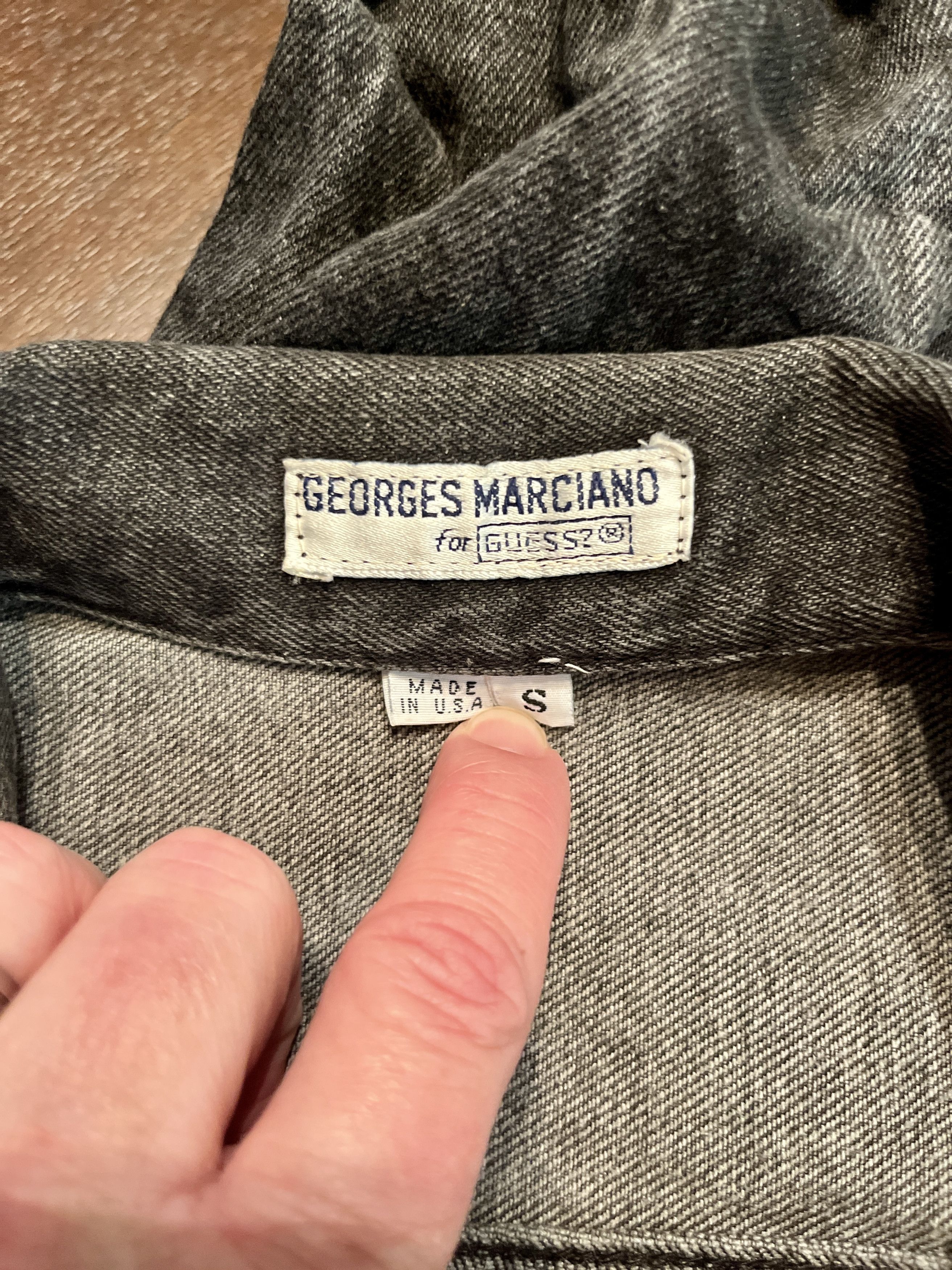 Guess Vintge 80s GUESS Georges Marciano Made in USA Denim Jacket S Size US S / EU 44-46 / 1 - 8 Thumbnail