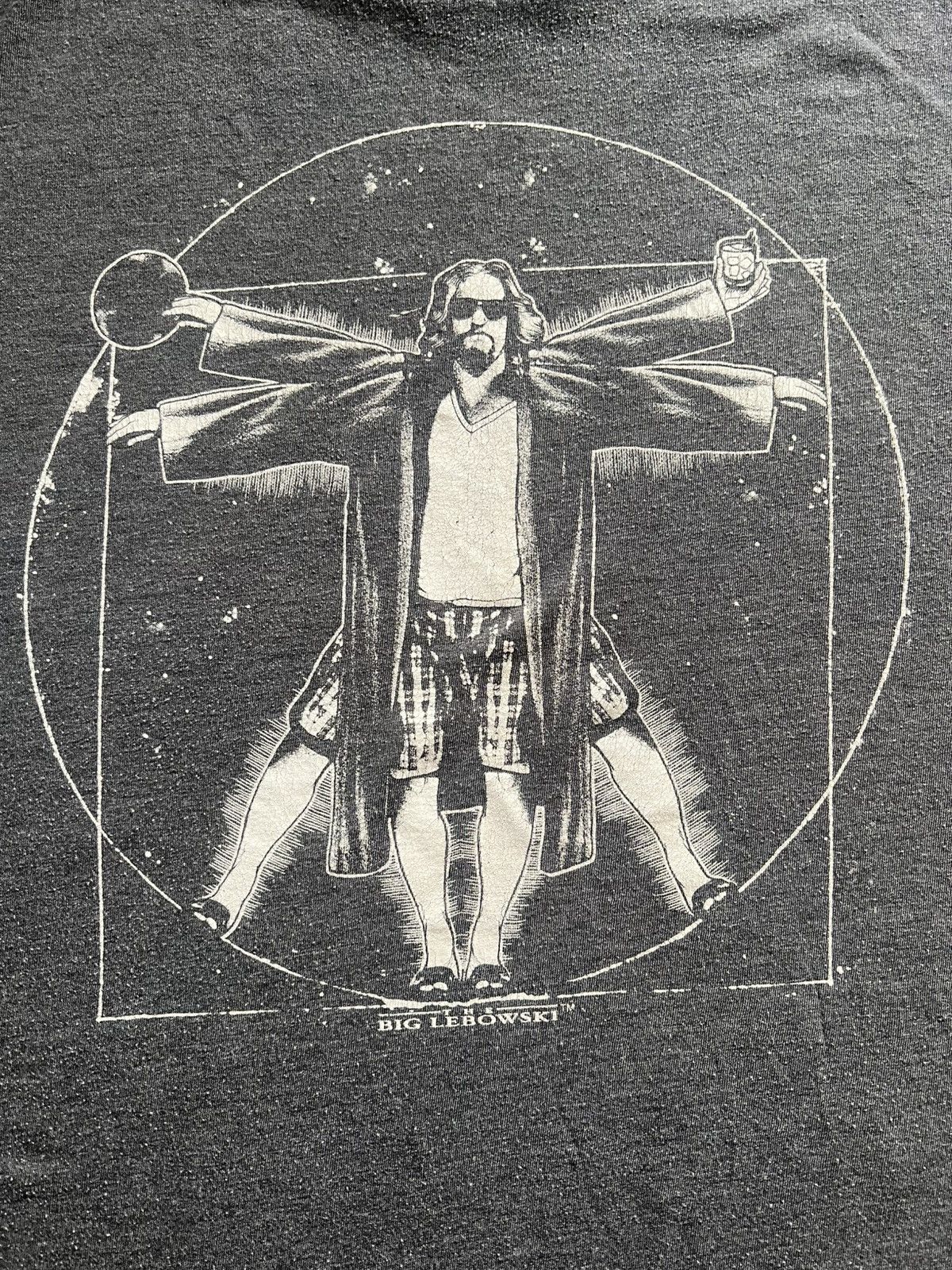Ripple Junction Big Lebowski Vitruvian Dude Movie Tee 2XL Fade Size US XXL / EU 58 / 5 - 2 Thumbnail