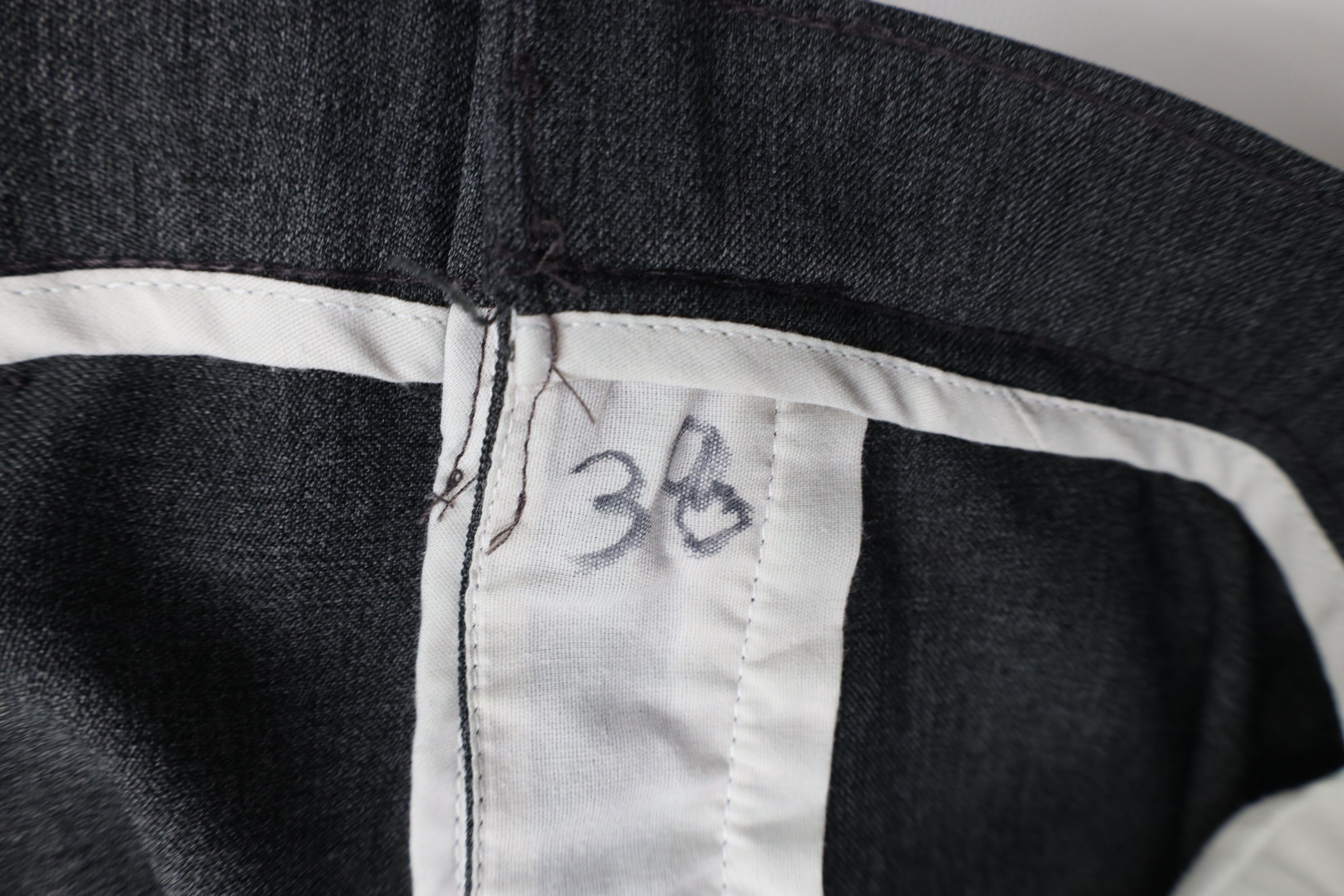 Levi's Vintage 90s Levis Knit Wide Leg Chino Pants Dark Gray Size US 38 / EU 54 - 11 Thumbnail